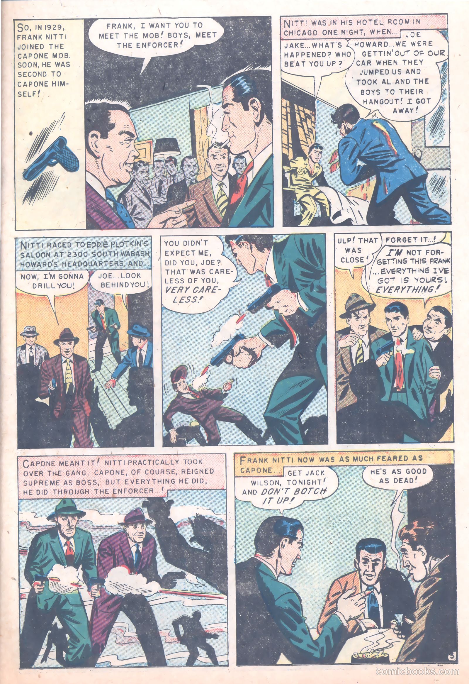 Famous Gangsters #3 (1952) — page 23 of 36