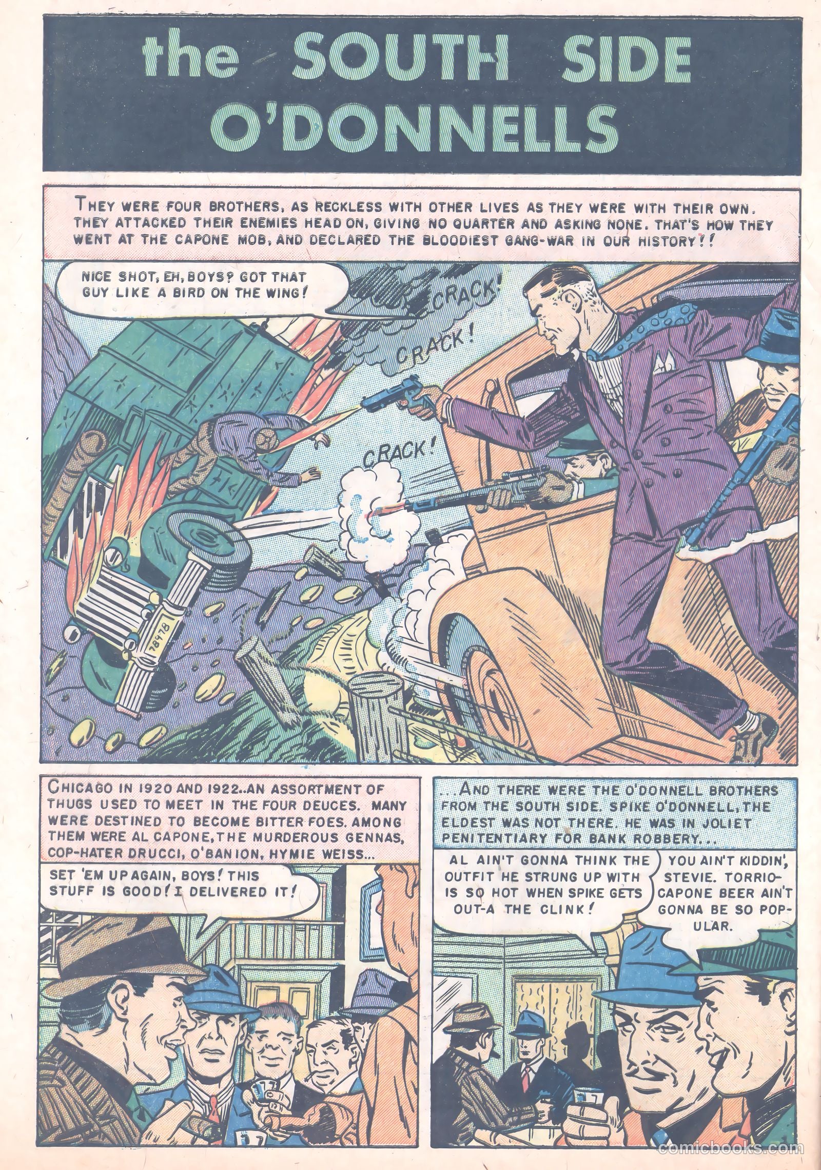 Famous Gangsters #3 (1952) — page 28 of 36