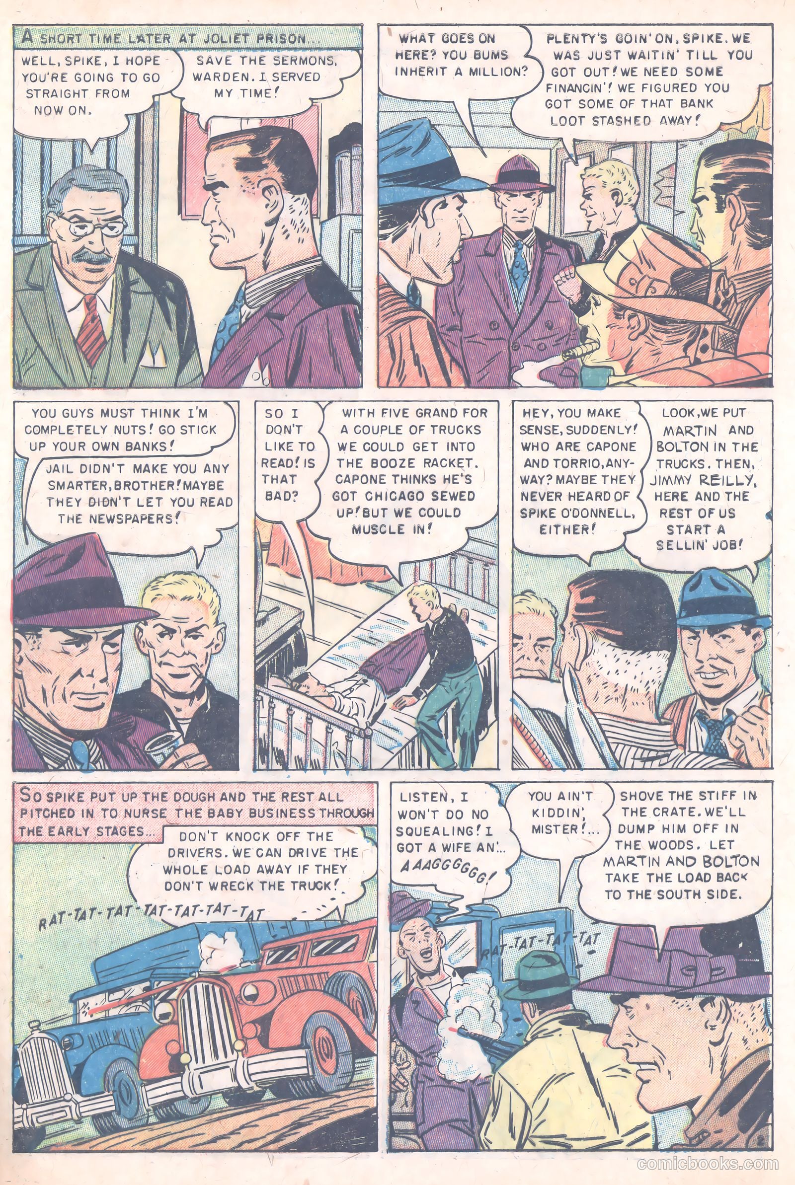 Famous Gangsters #3 (1952) — page 29 of 36