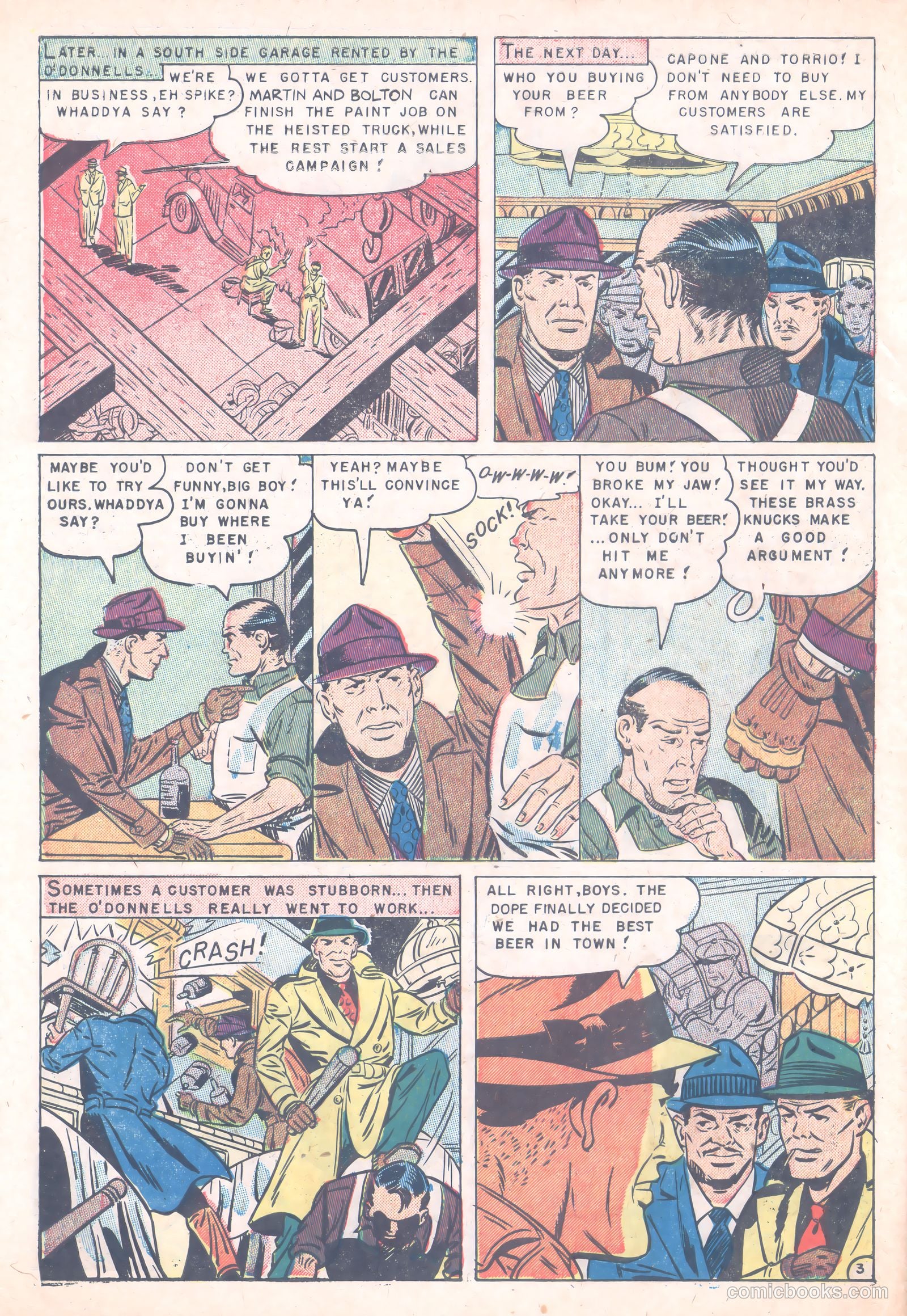 Famous Gangsters #3 (1952) — page 30 of 36