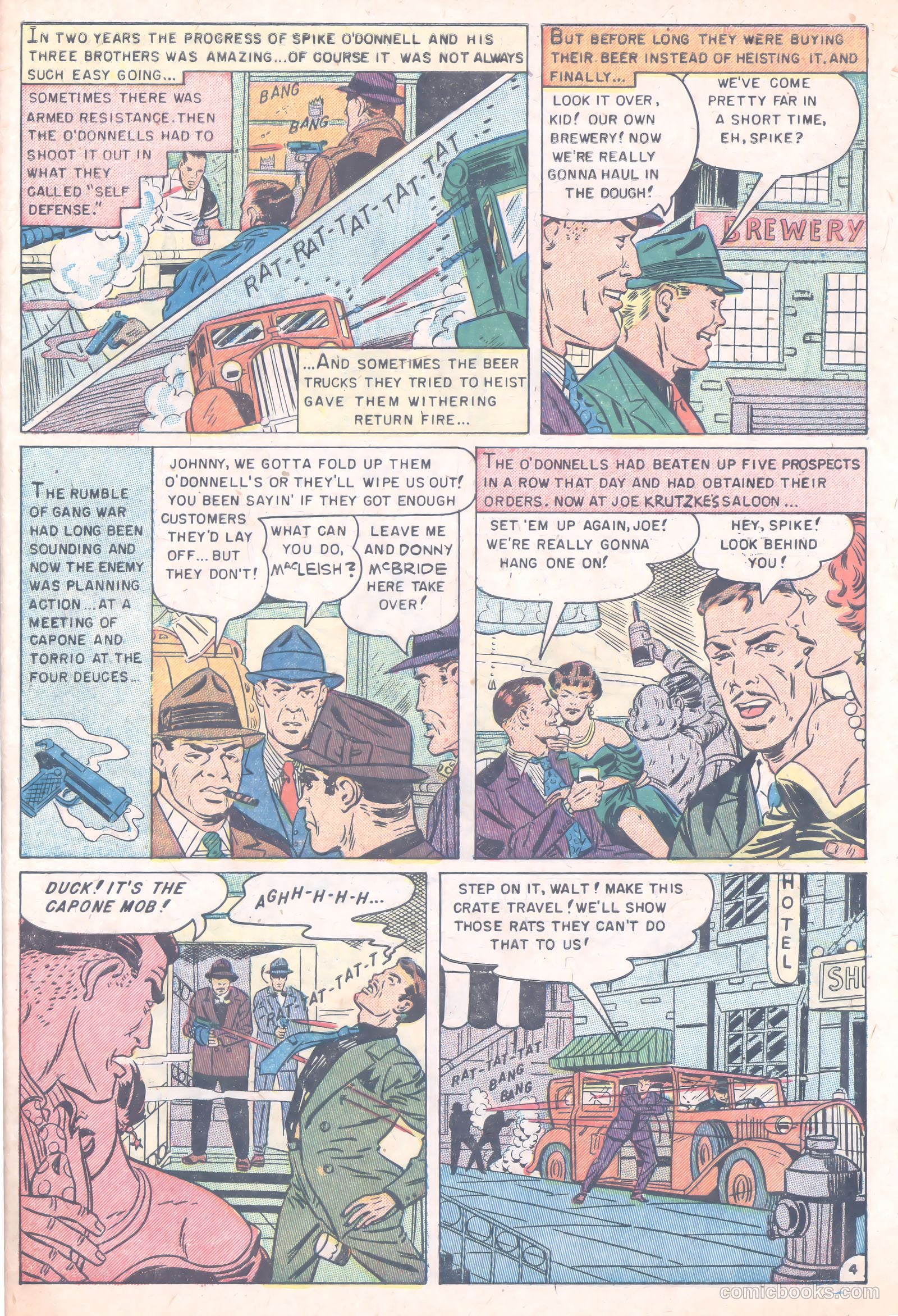 Famous Gangsters #3 (1952) — page 31 of 36