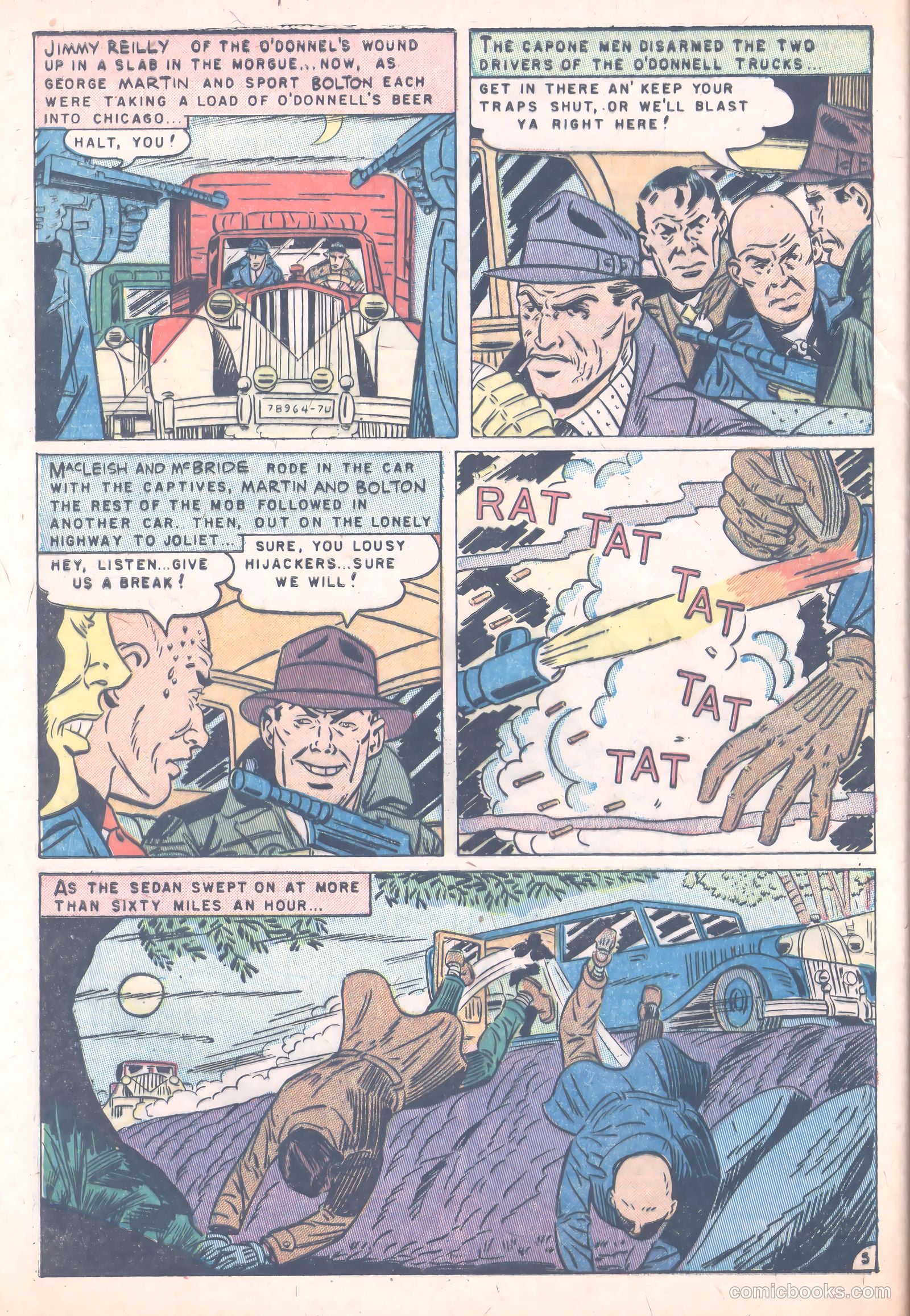 Famous Gangsters #3 (1952) — page 32 of 36