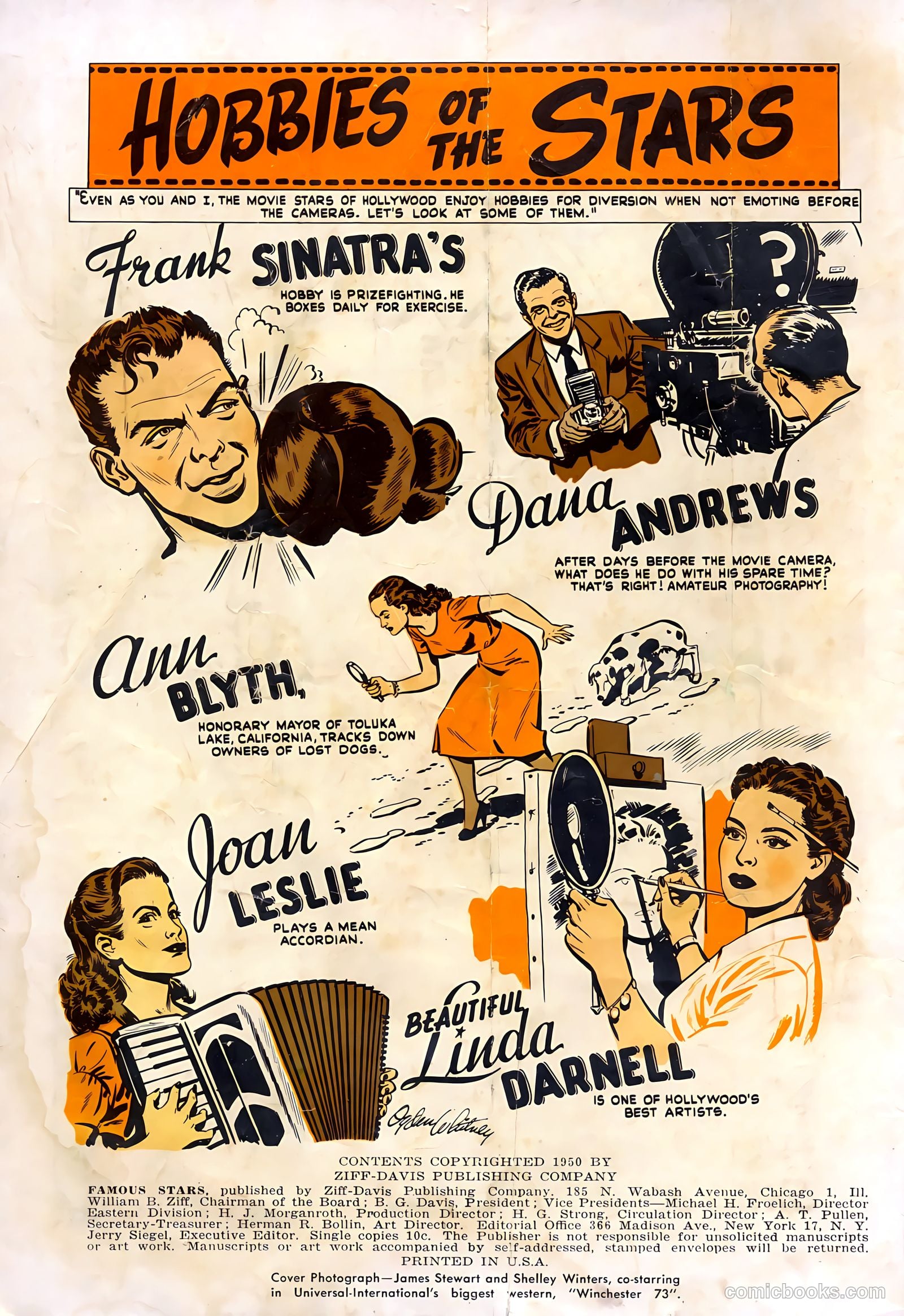 Famous Stars #1 (1950) — page 2 of 36