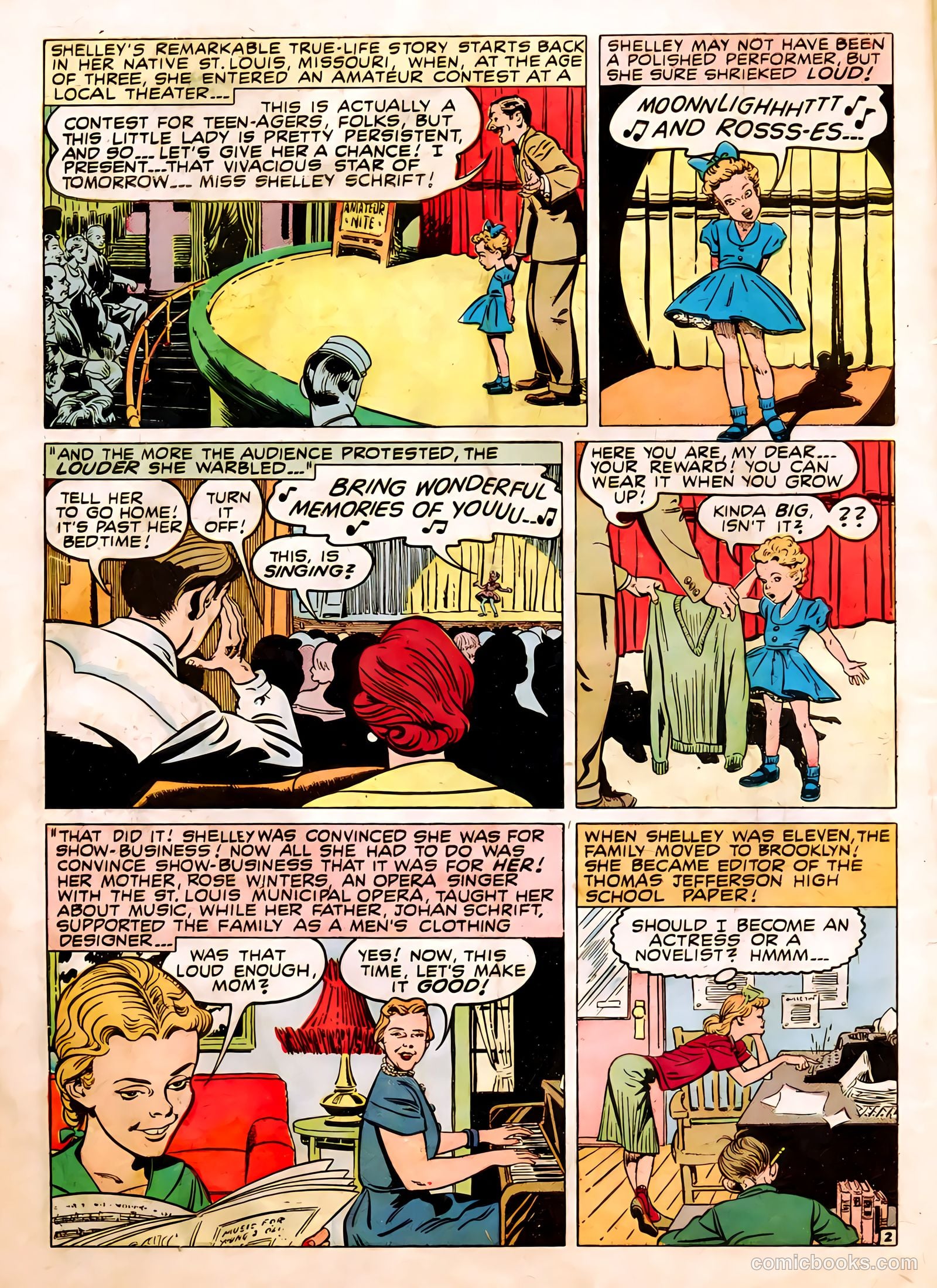Famous Stars #1 (1950) — page 4 of 36