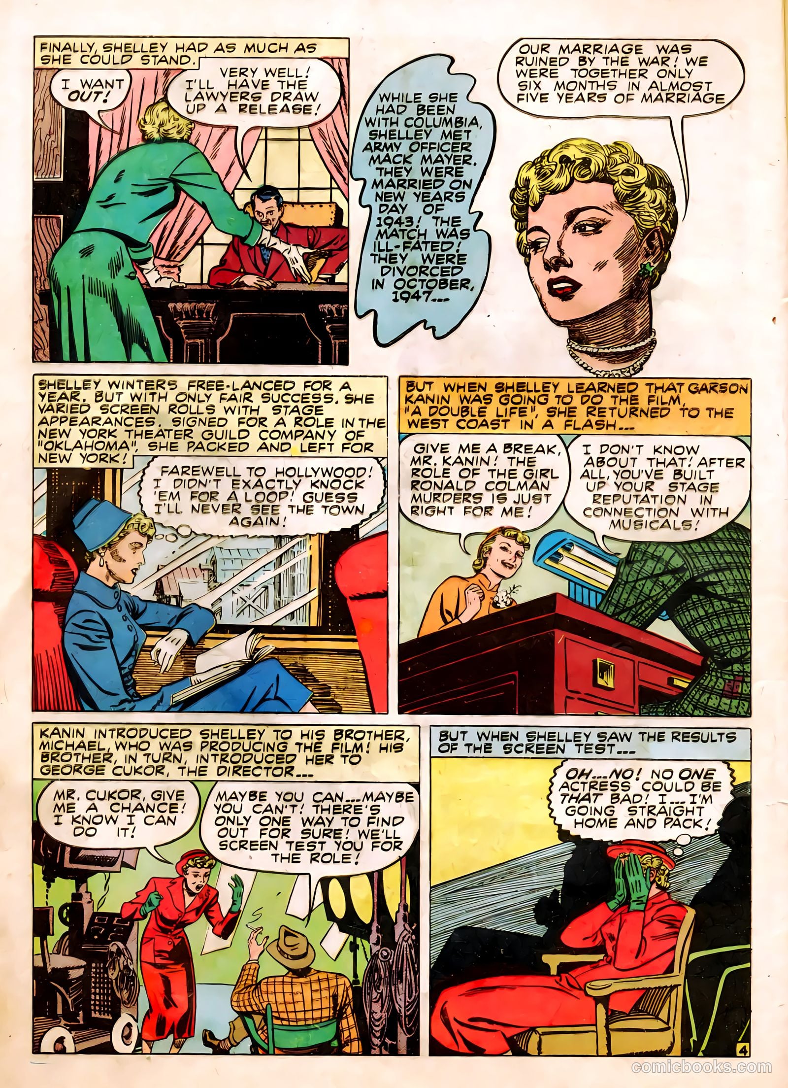 Famous Stars #1 (1950) — page 6 of 36