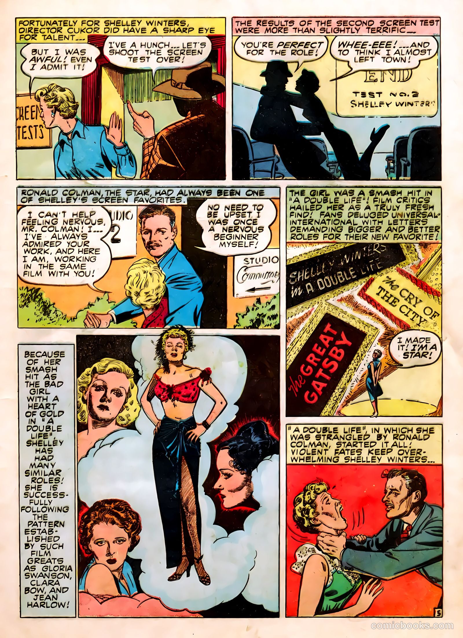 Famous Stars #1 (1950) — page 7 of 36