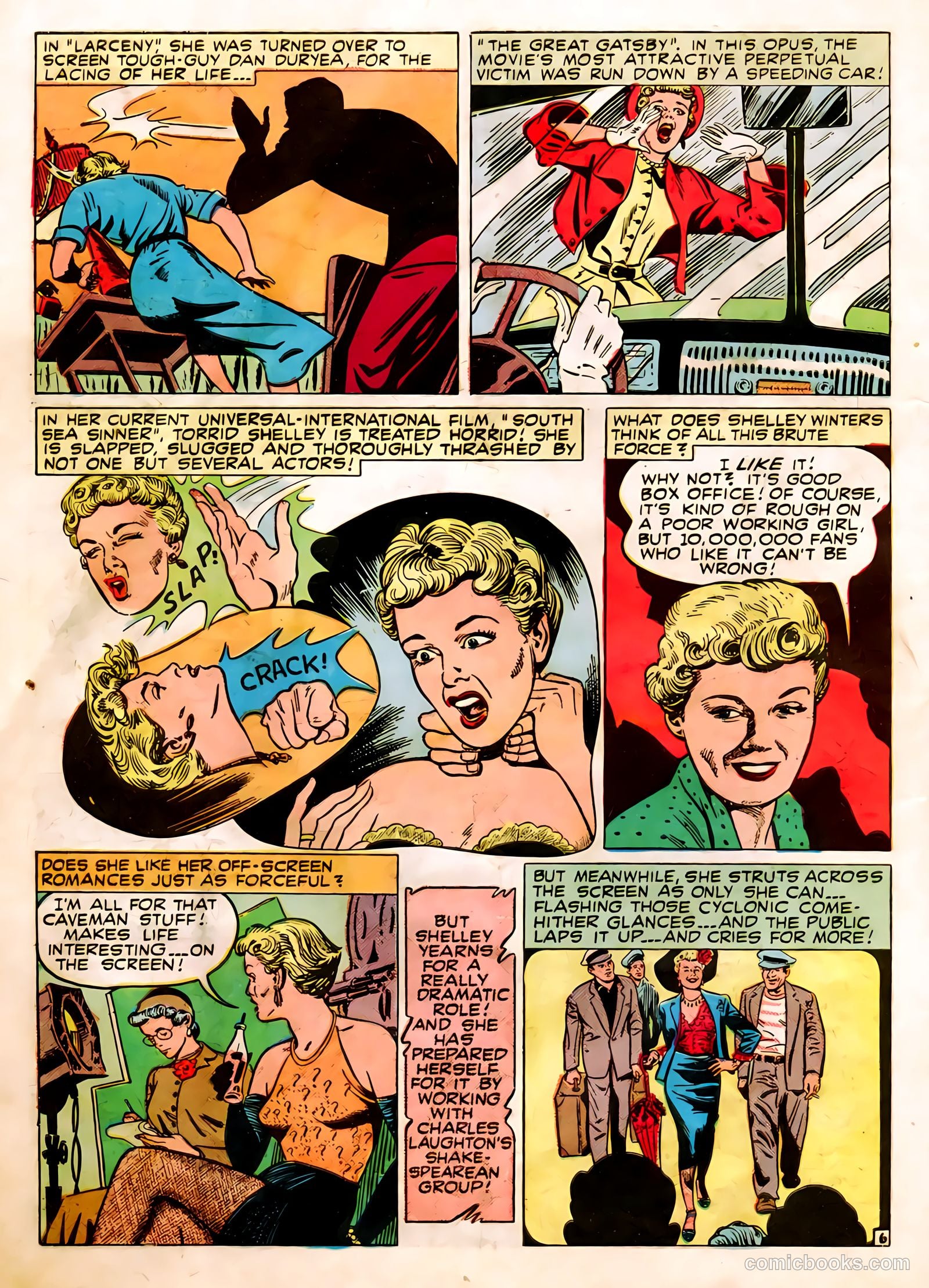 Famous Stars #1 (1950) — page 8 of 36