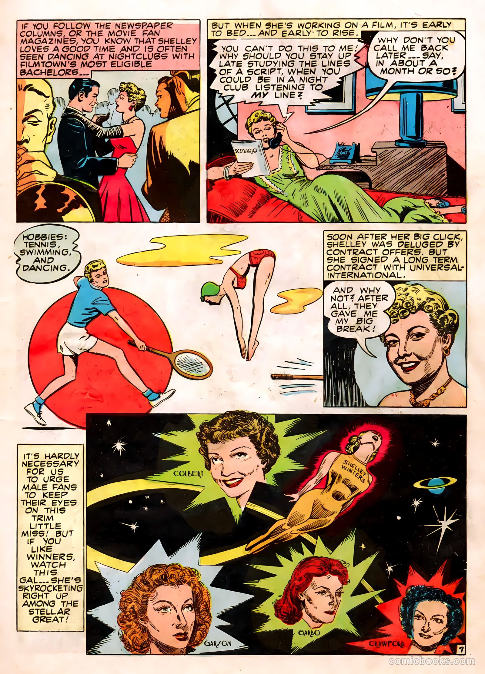 Famous Stars #1 (1950) — page 9 of 36