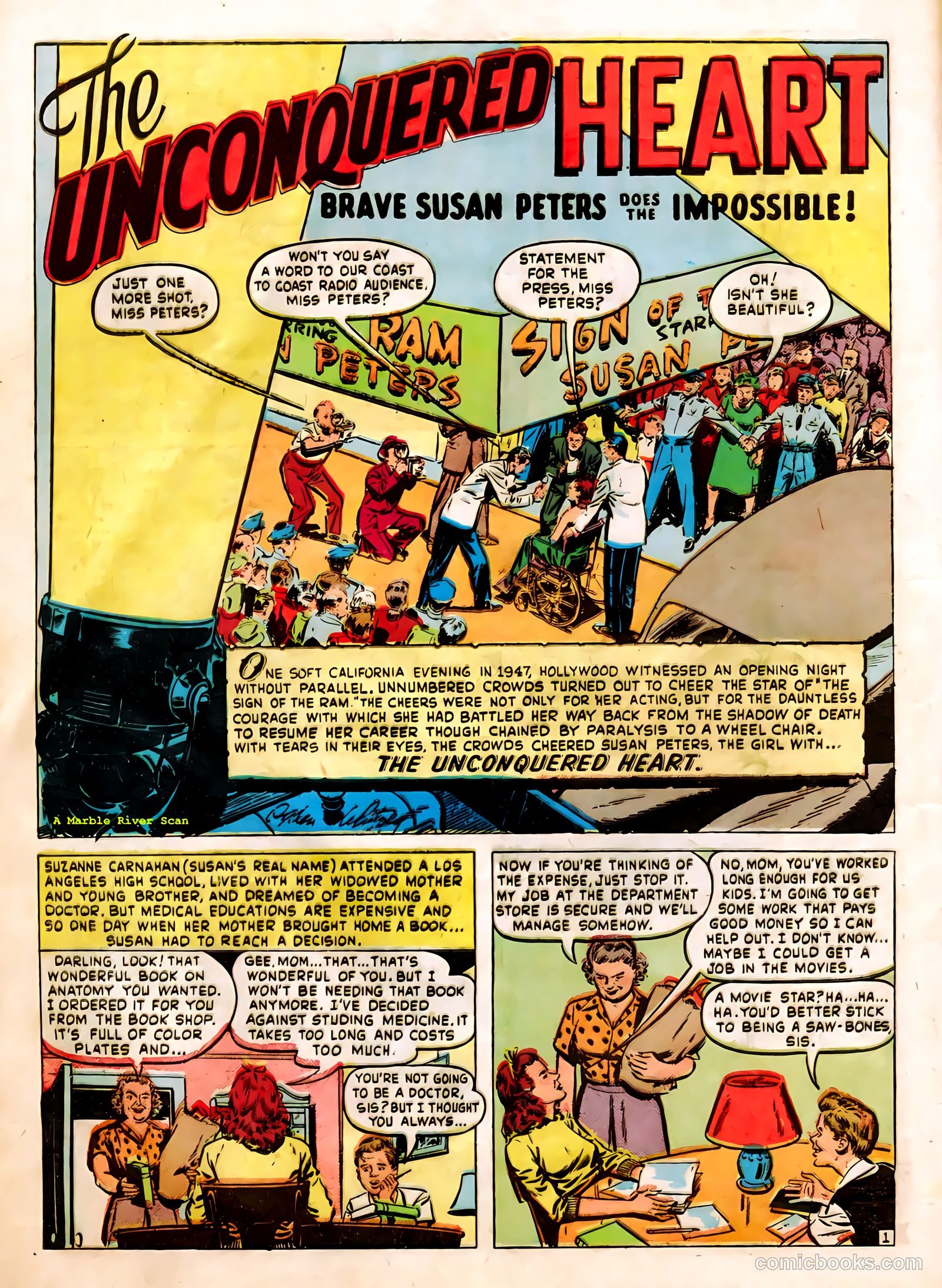 Famous Stars #1 (1950) — page 10 of 36