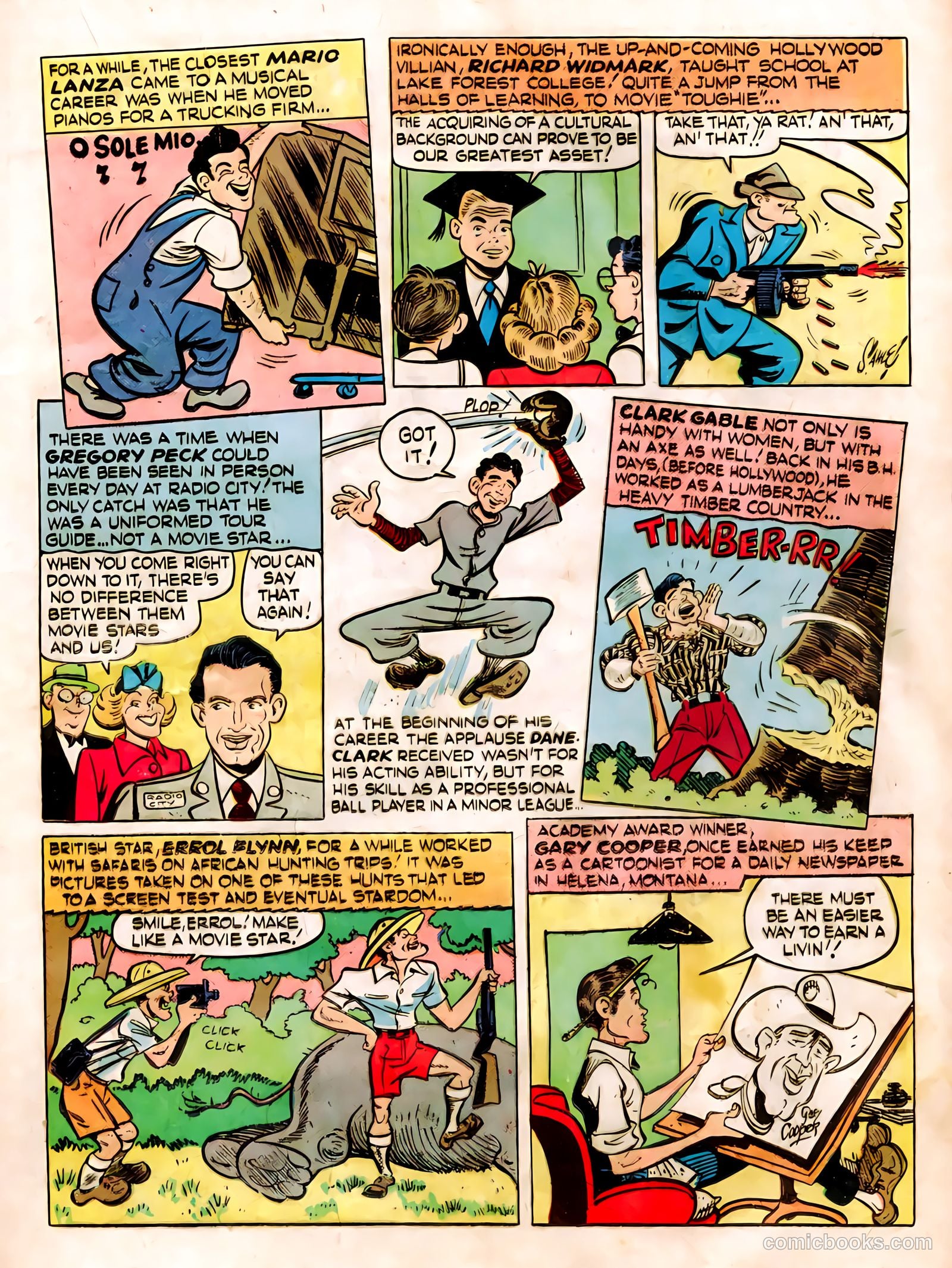 Famous Stars #1 (1950) — page 19 of 36