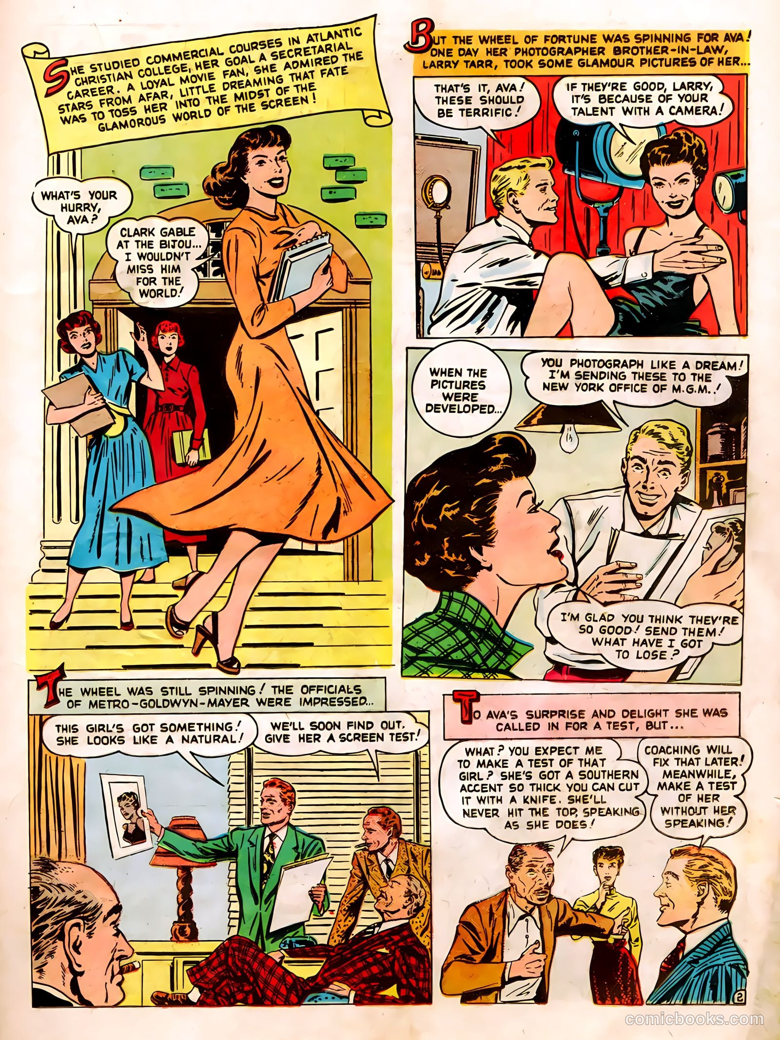 Famous Stars #1 (1950) — page 21 of 36