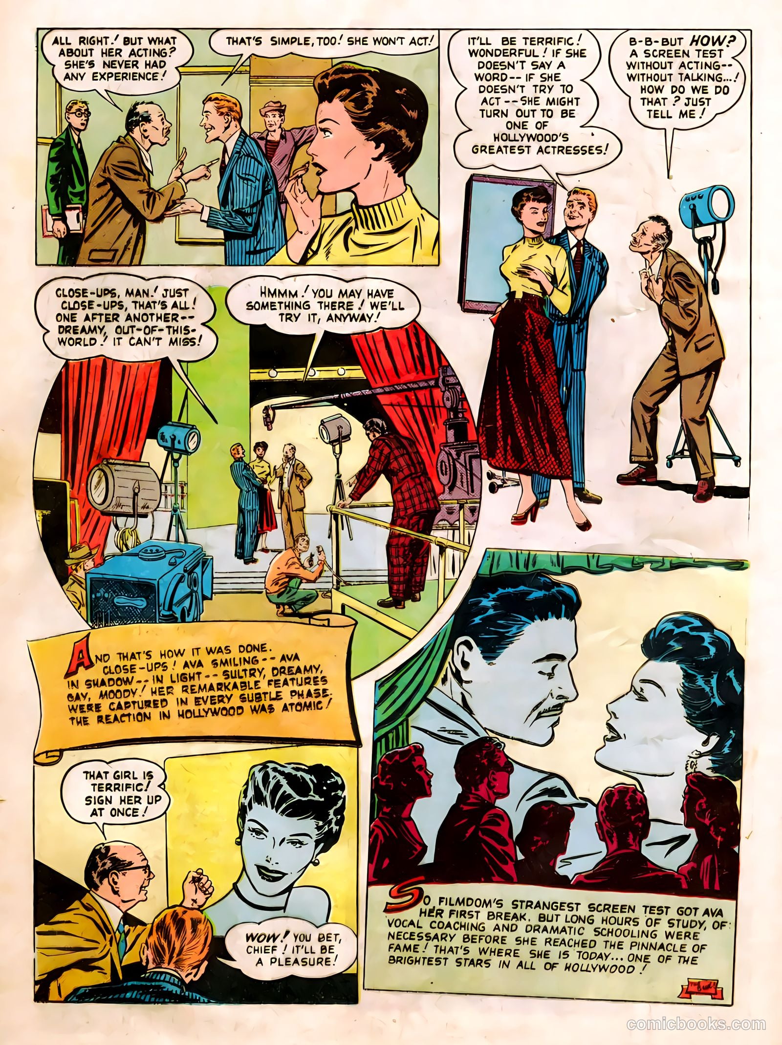 Famous Stars #1 (1950) — page 22 of 36