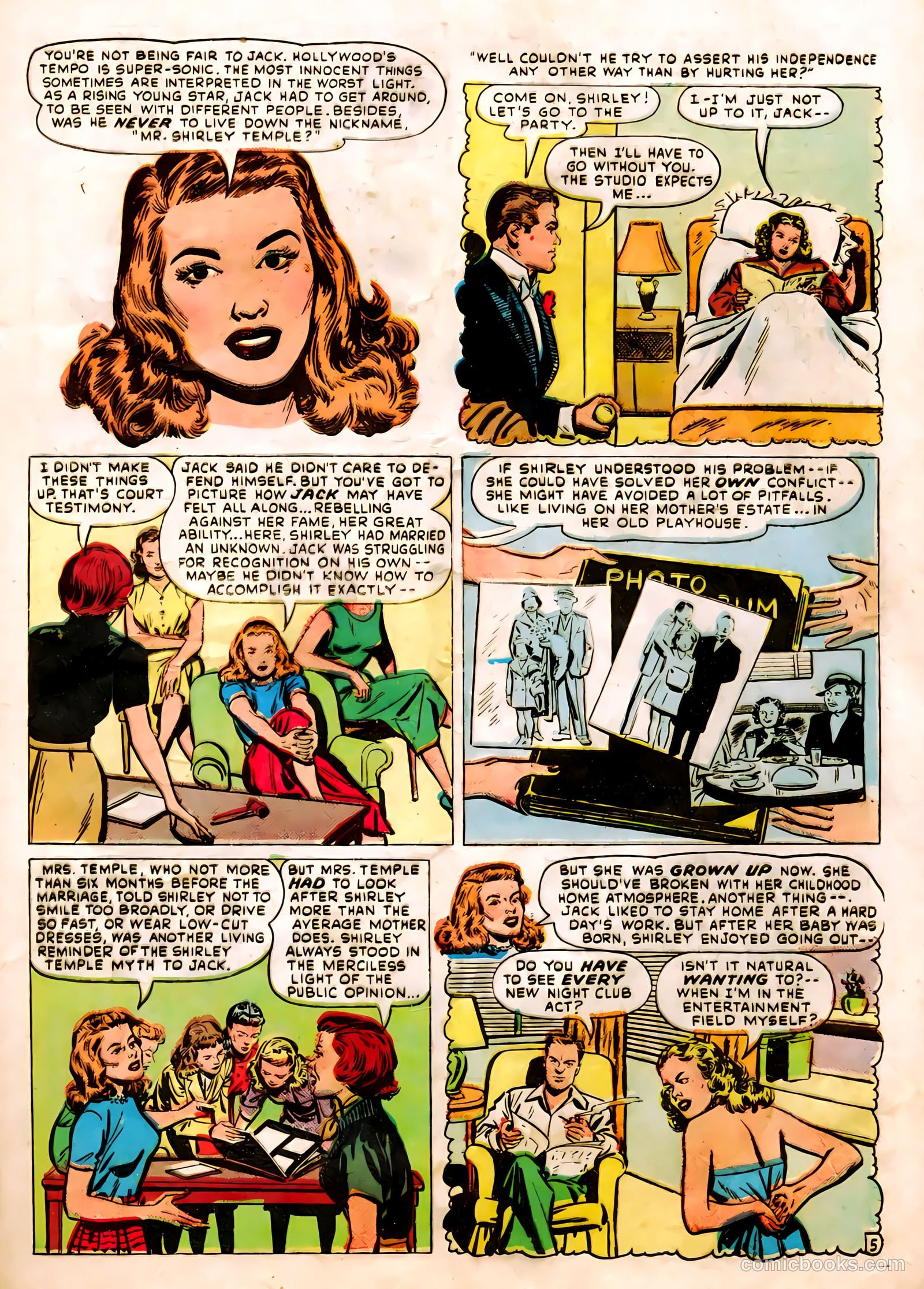 Famous Stars #1 (1950) — page 27 of 36