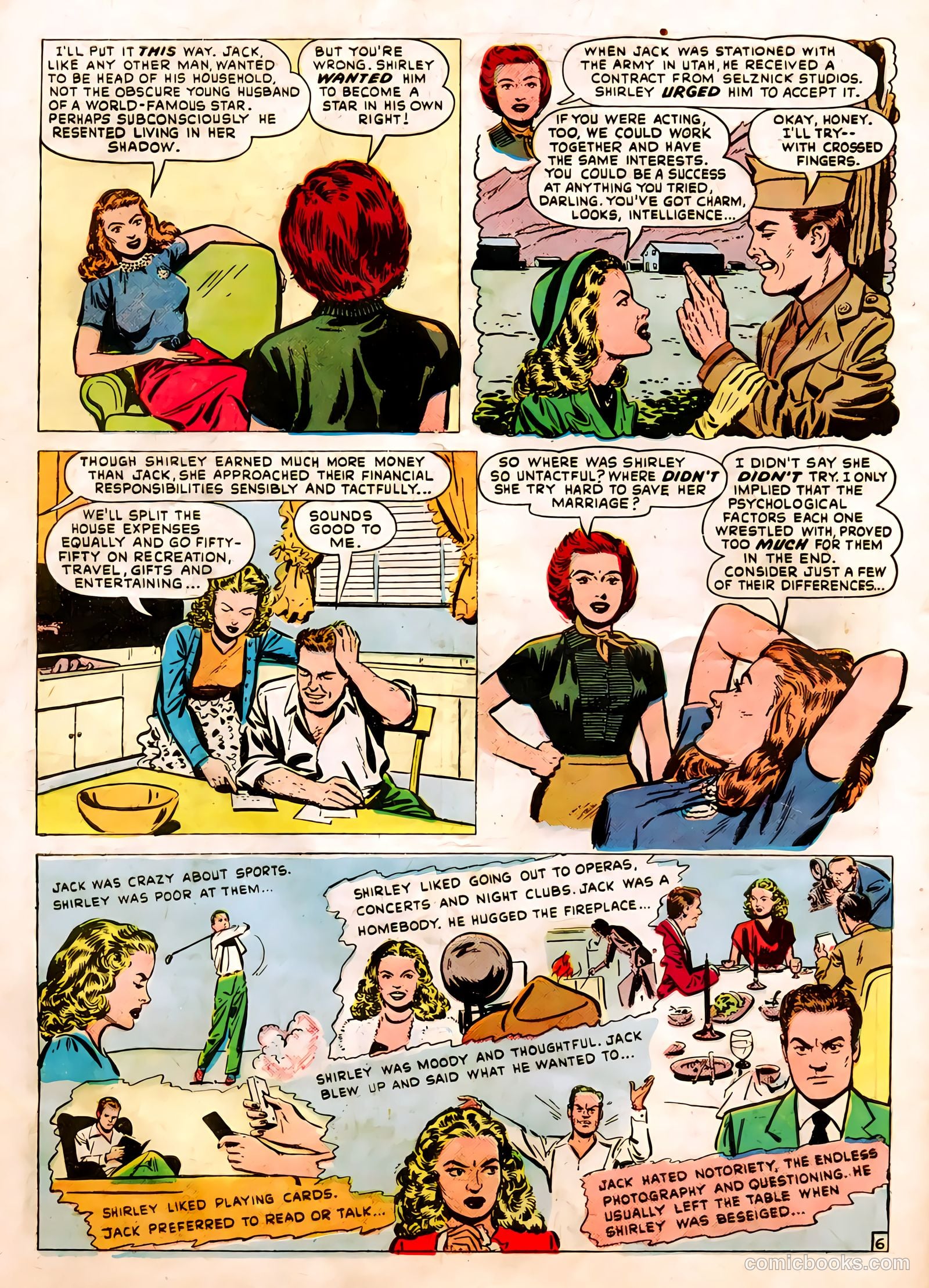 Famous Stars #1 (1950) — page 28 of 36