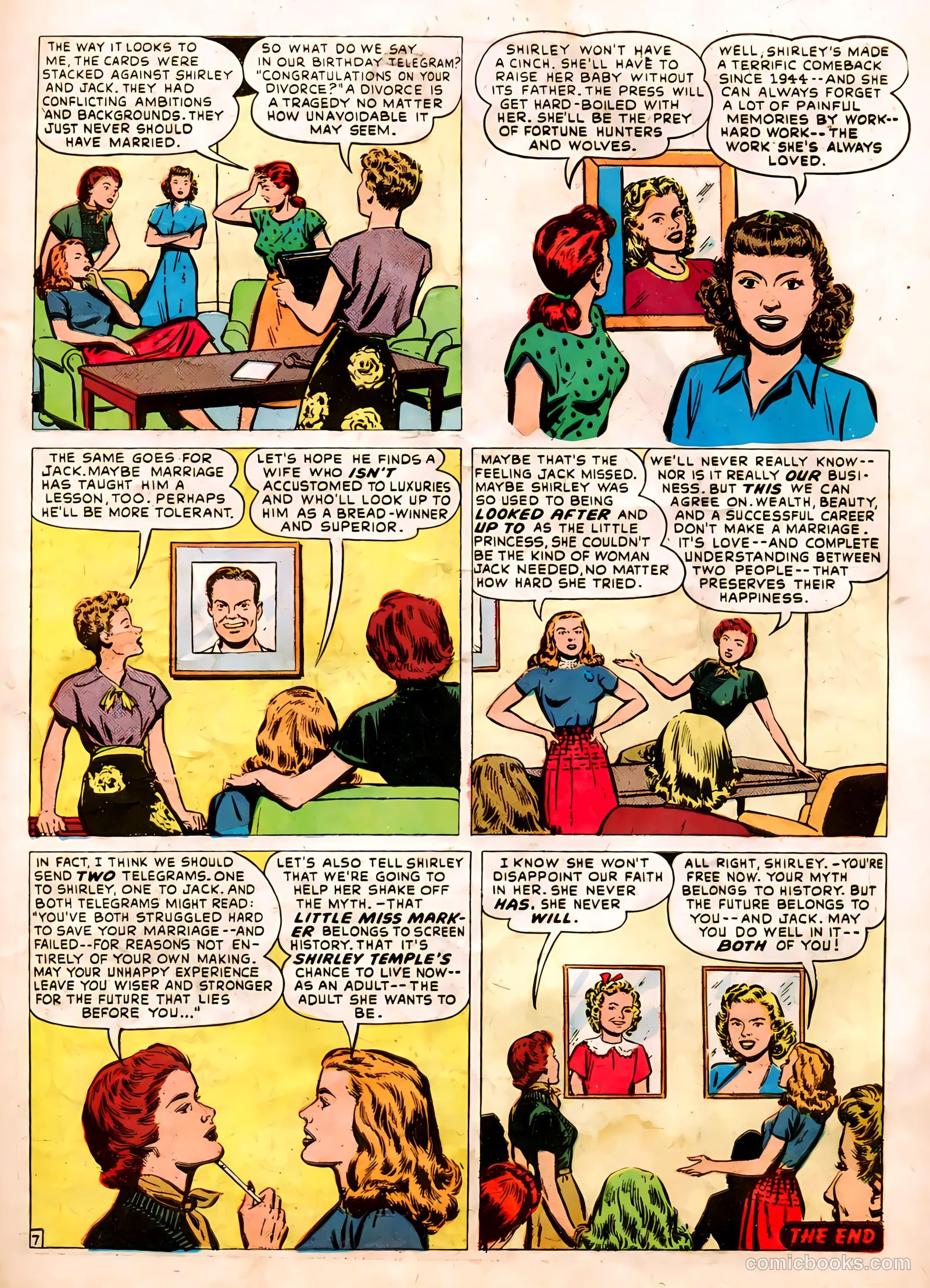 Famous Stars #1 (1950) — page 29 of 36
