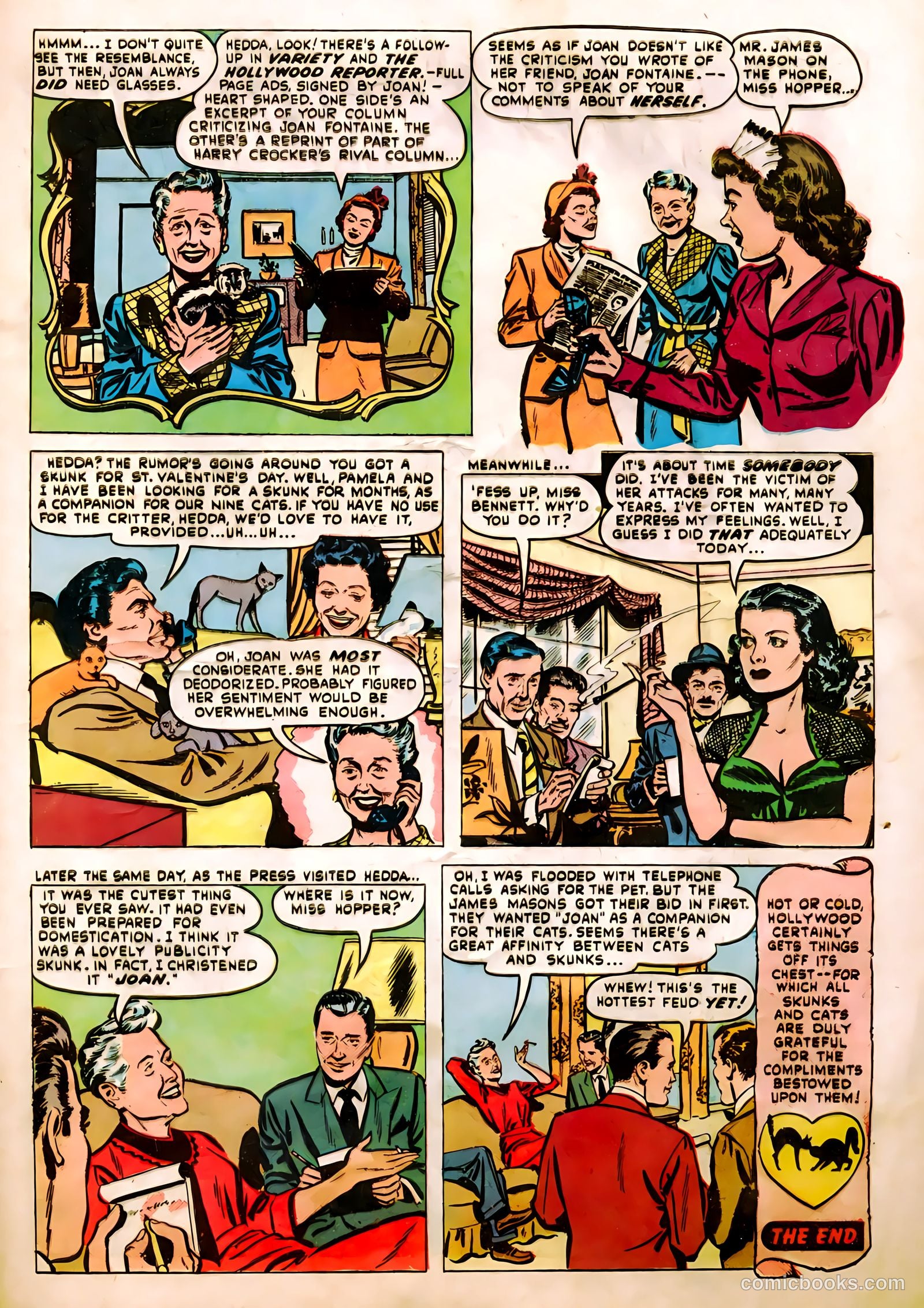 Famous Stars #1 (1950) — page 31 of 36