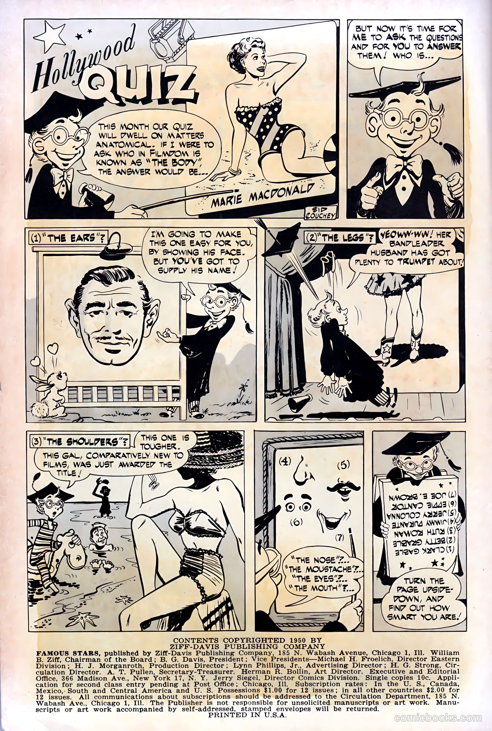 Famous Stars #2 (1950) — page 2 of 36