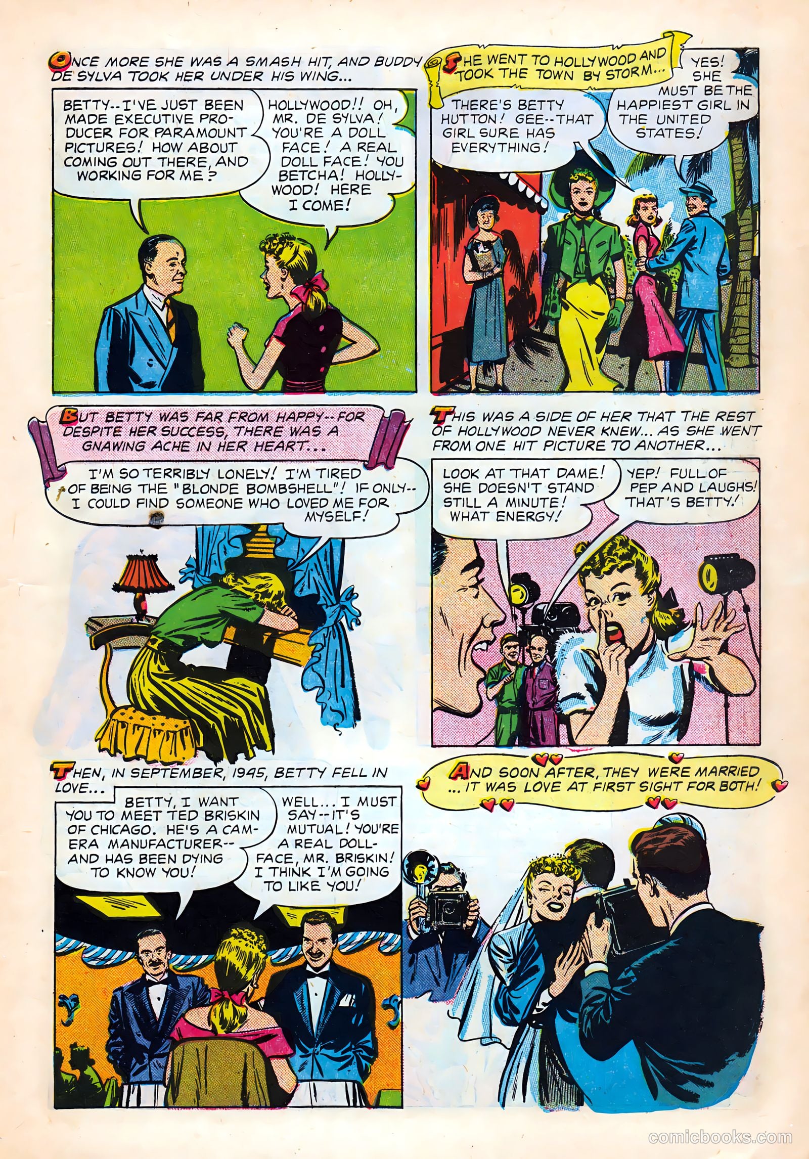 Famous Stars #2 (1950) — page 7 of 36