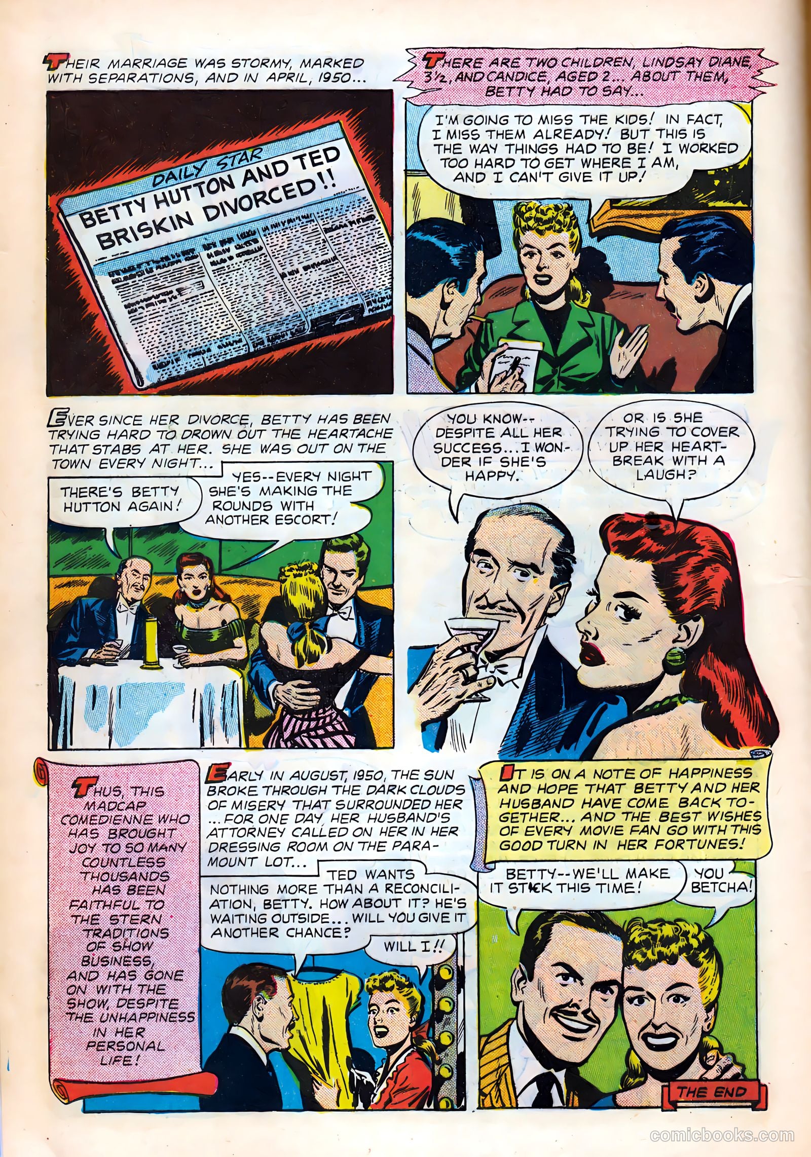 Famous Stars #2 (1950) — page 8 of 36