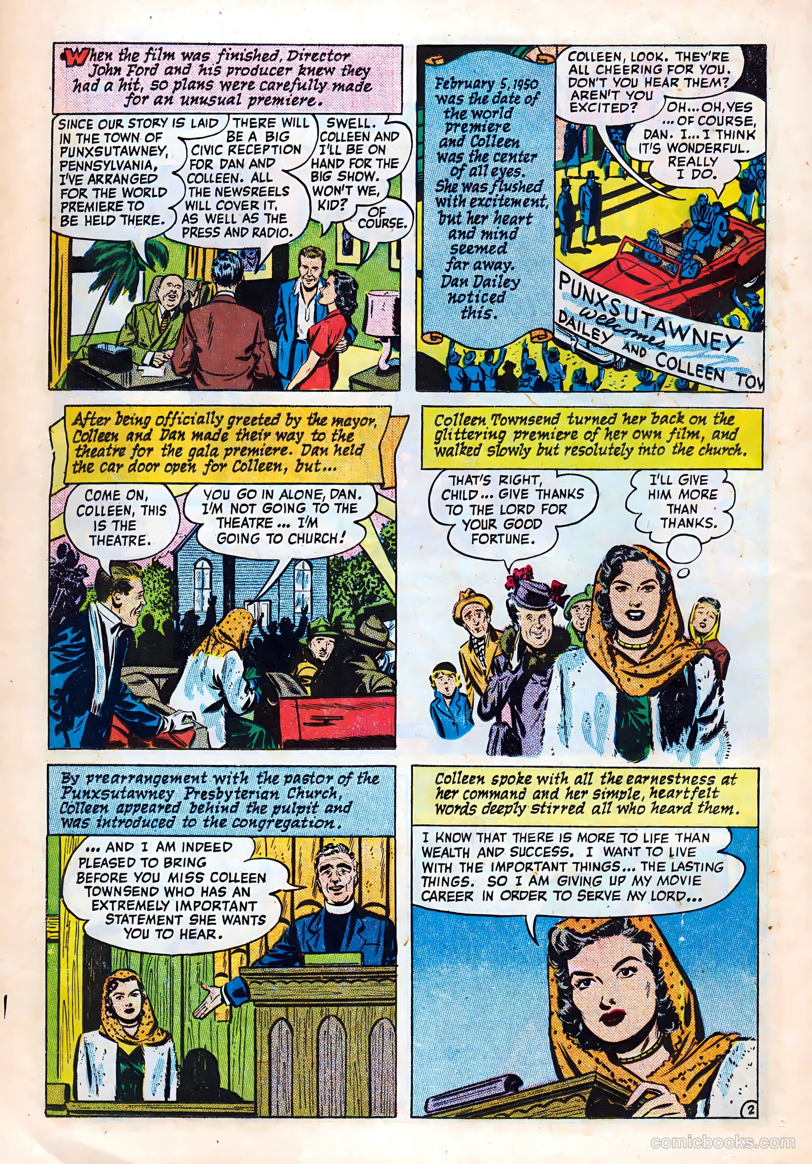 Famous Stars #2 (1950) — page 22 of 36