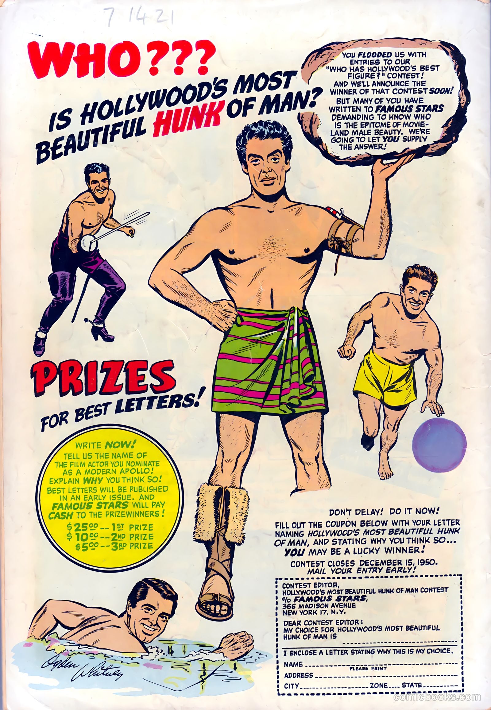 Famous Stars #2 (1950) — page 36 of 36