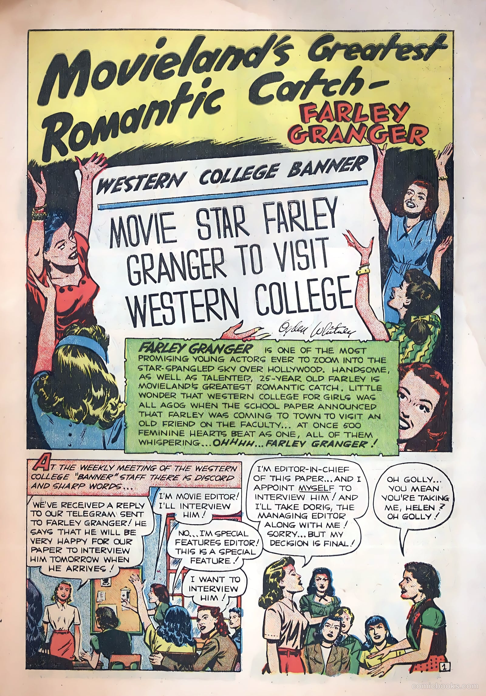 Famous Stars #3 (1950) — page 3 of 36