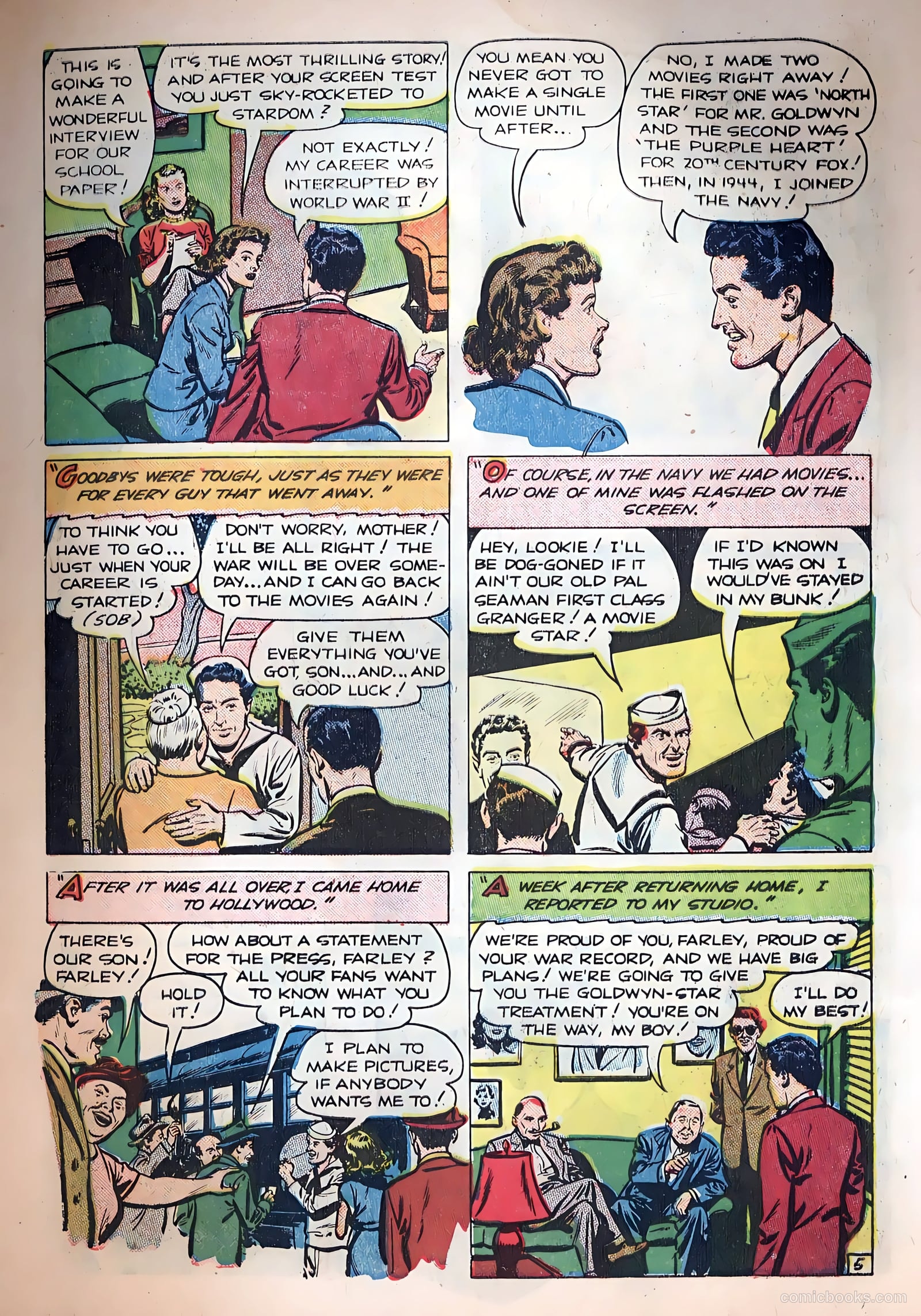 Famous Stars #3 (1950) — page 7 of 36