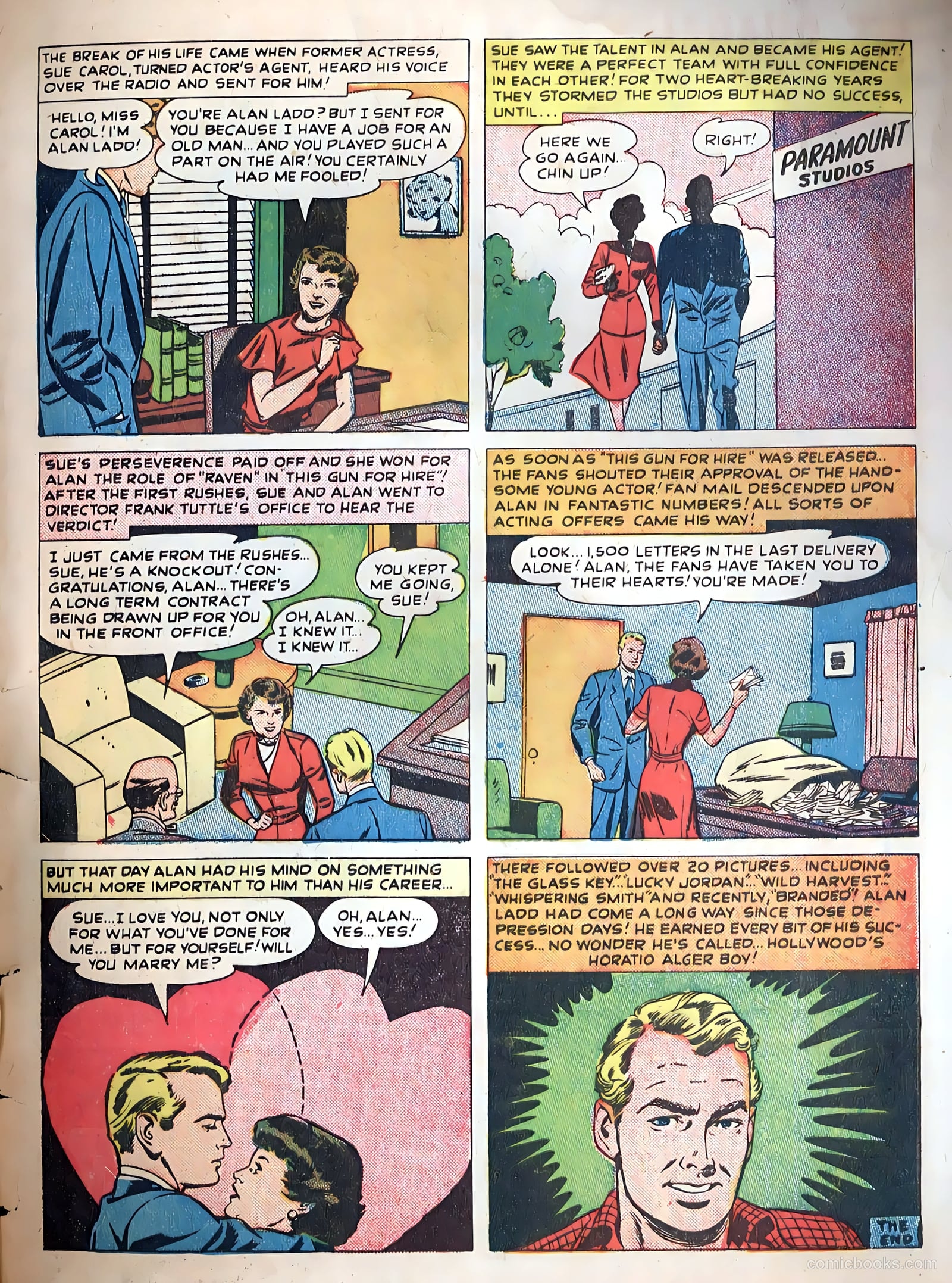 Famous Stars #3 (1950) — page 33 of 36