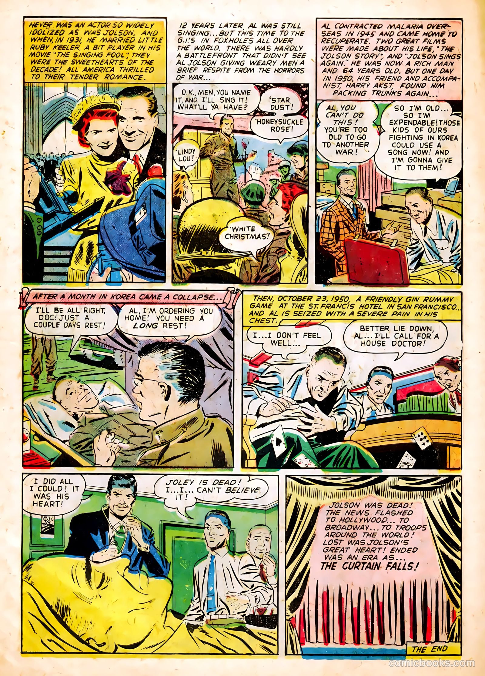 Famous Stars #4 (1951) — page 10 of 37