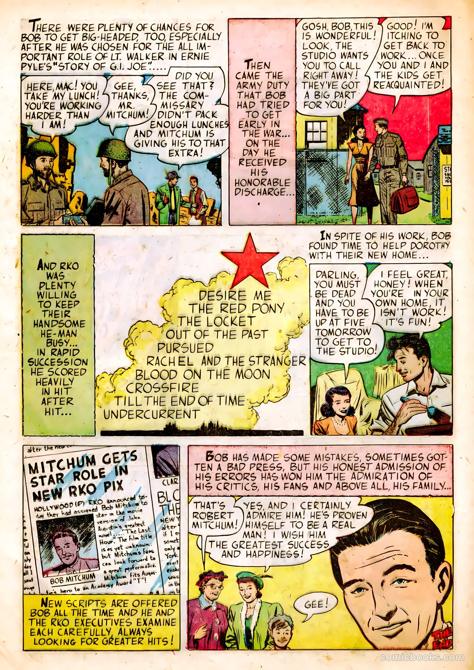 Famous Stars #4 (1951) — page 16 of 37