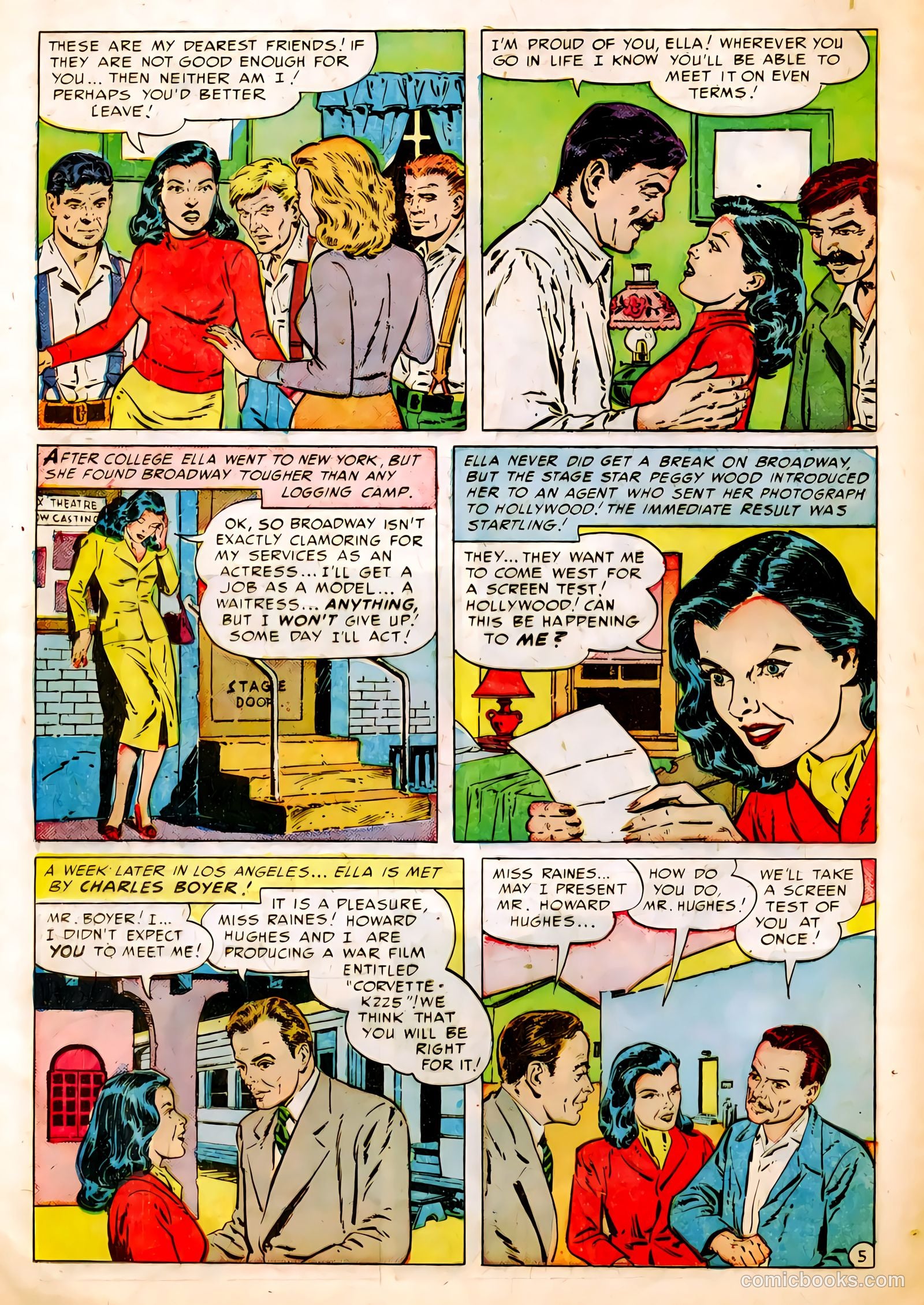 Famous Stars #4 (1951) — page 24 of 37