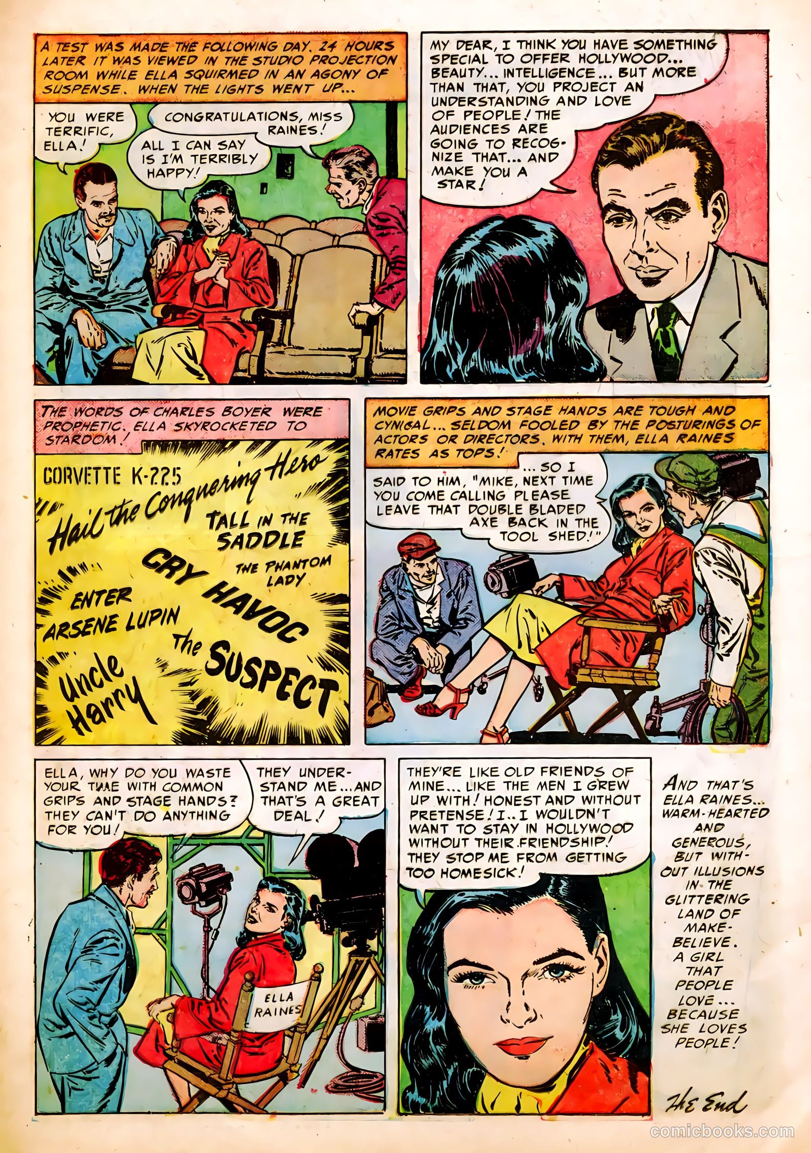 Famous Stars #4 (1951) — page 25 of 37