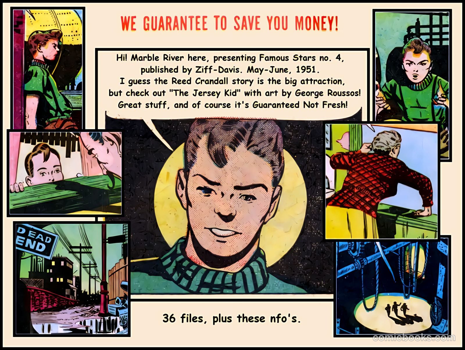 Famous Stars #4 (1951) — page 37 of 37