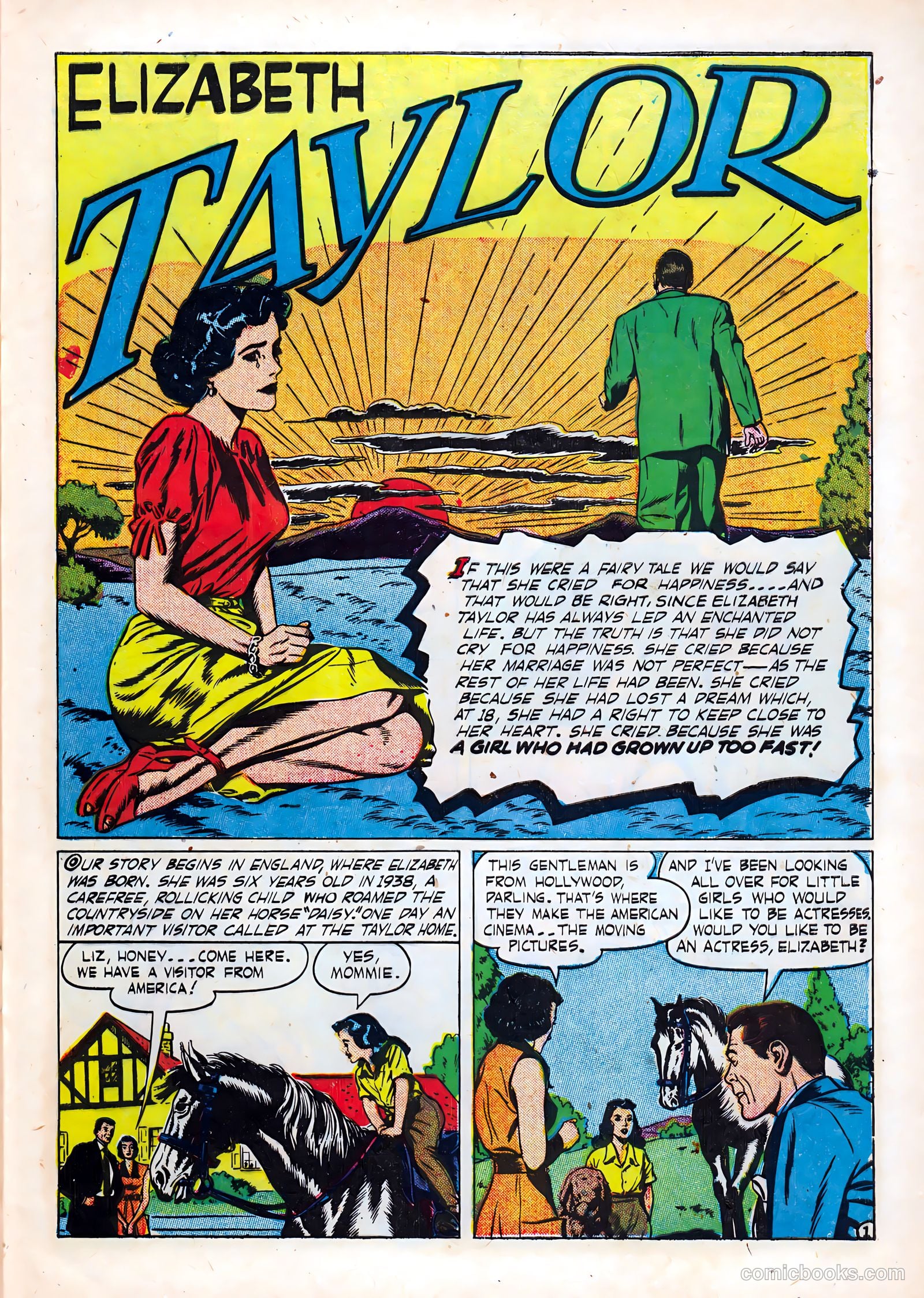 Famous Stars #5 (1951) — page 9 of 36