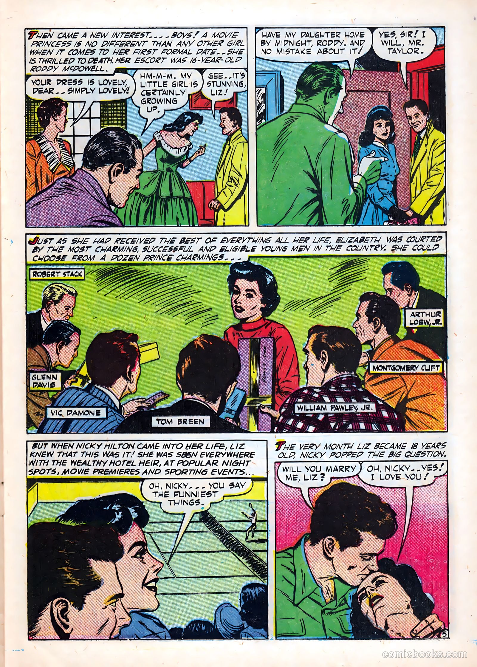 Famous Stars #5 (1951) — page 13 of 36