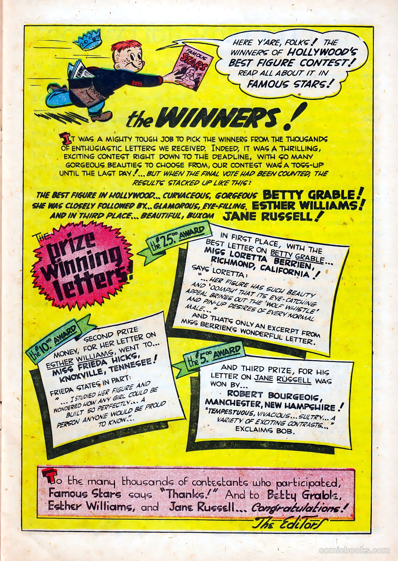 Famous Stars #5 (1951) — page 15 of 36