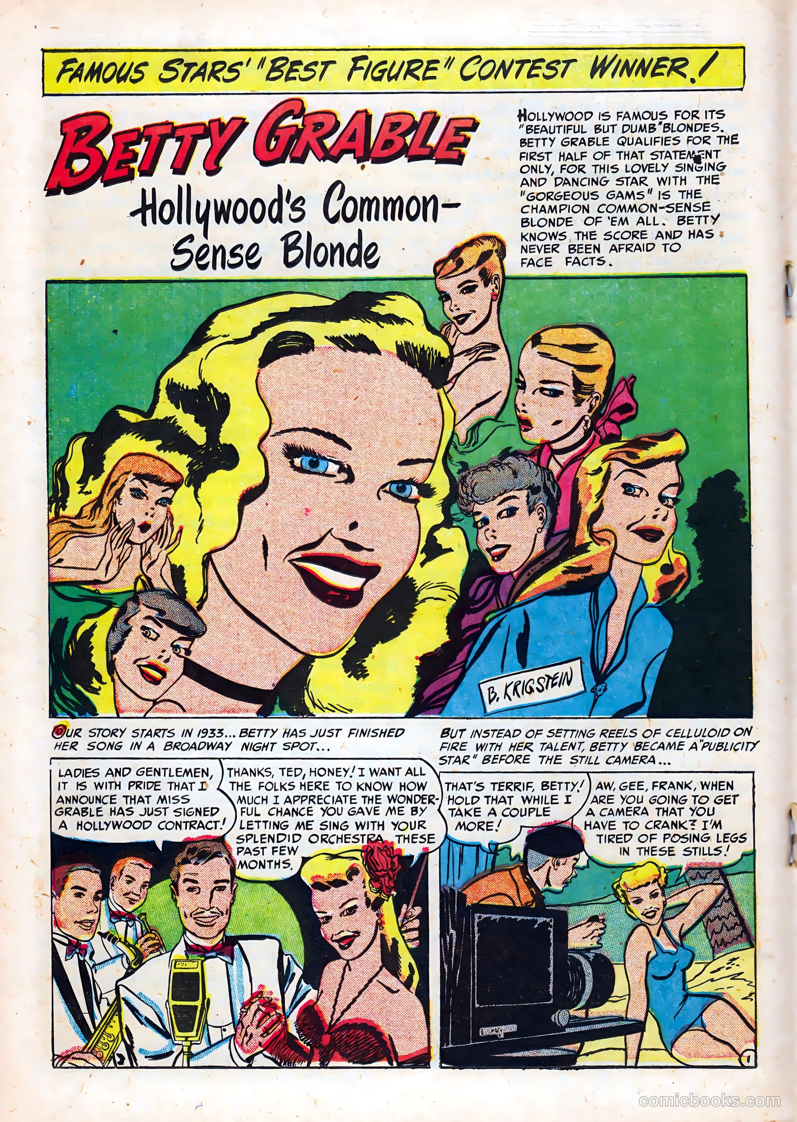 Famous Stars #5 (1951) — page 18 of 36