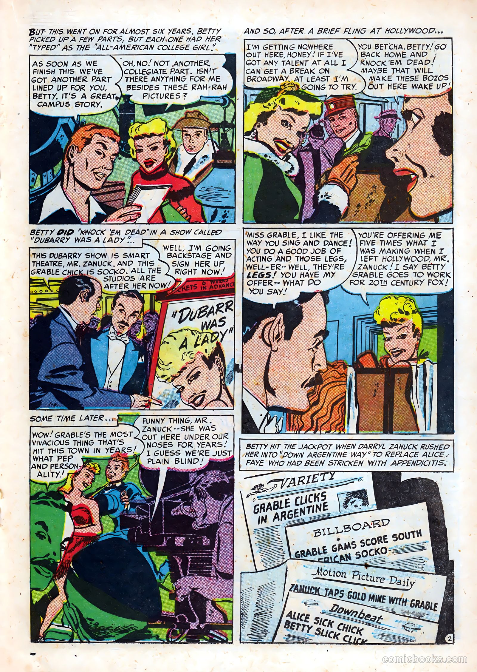 Famous Stars #5 (1951) — page 19 of 36