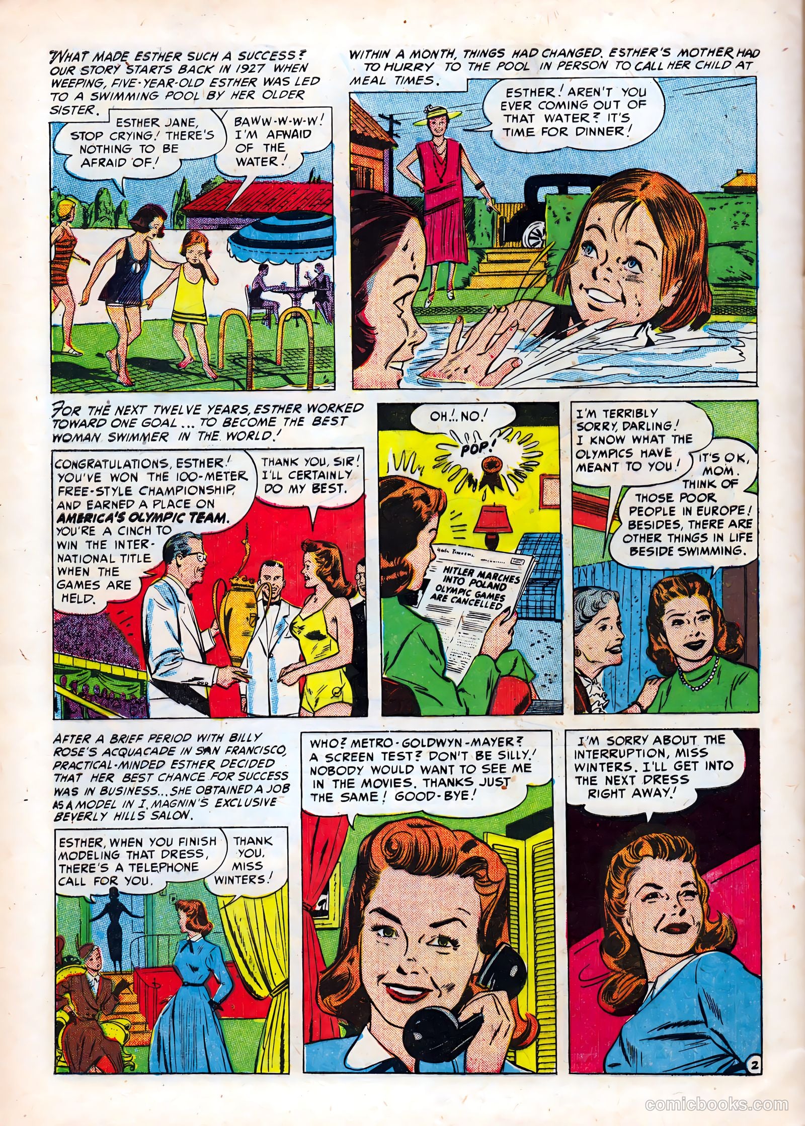 Famous Stars #5 (1951) — page 28 of 36