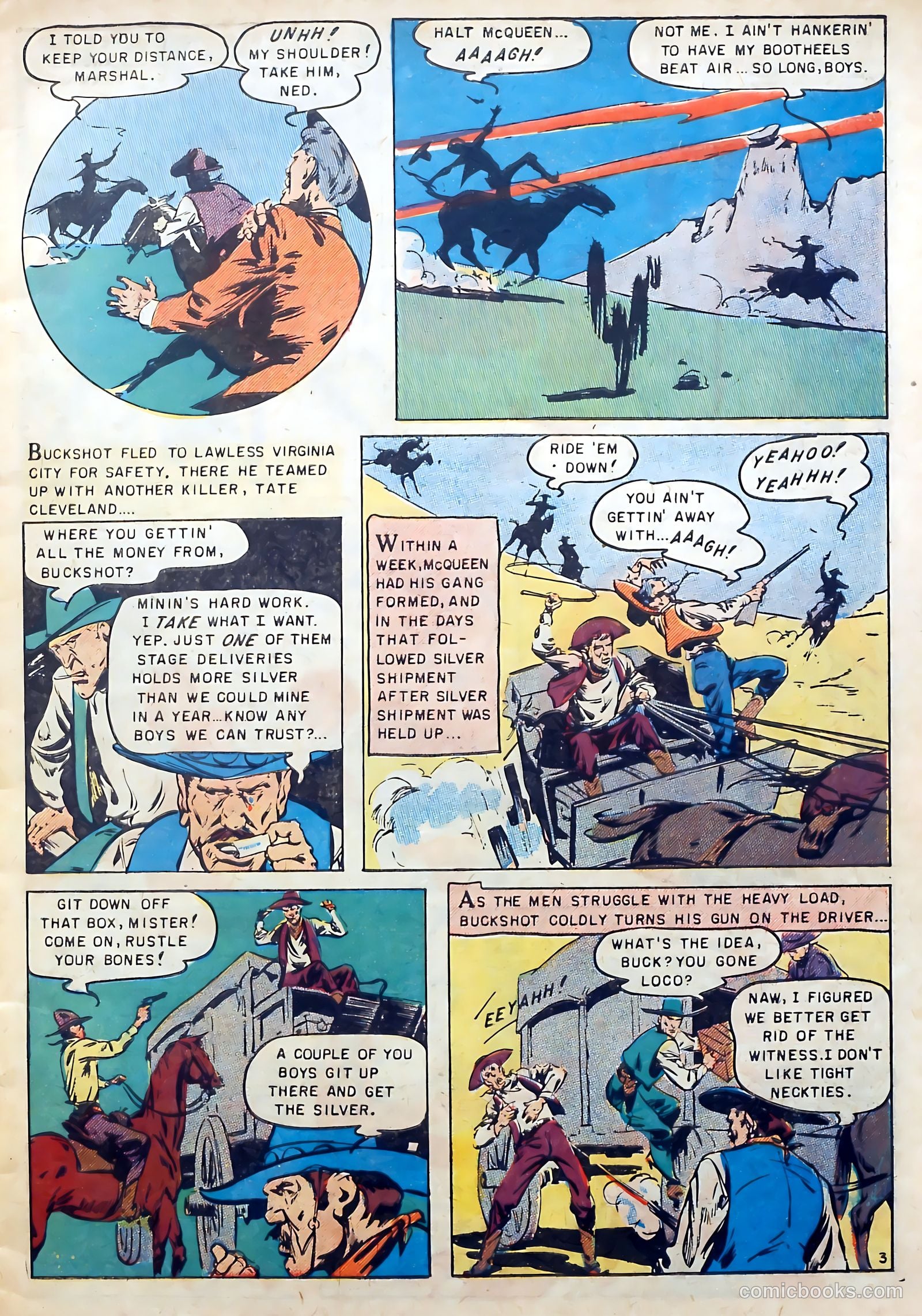 Famous Western Badmen #13 (1952) — page 5 of 36