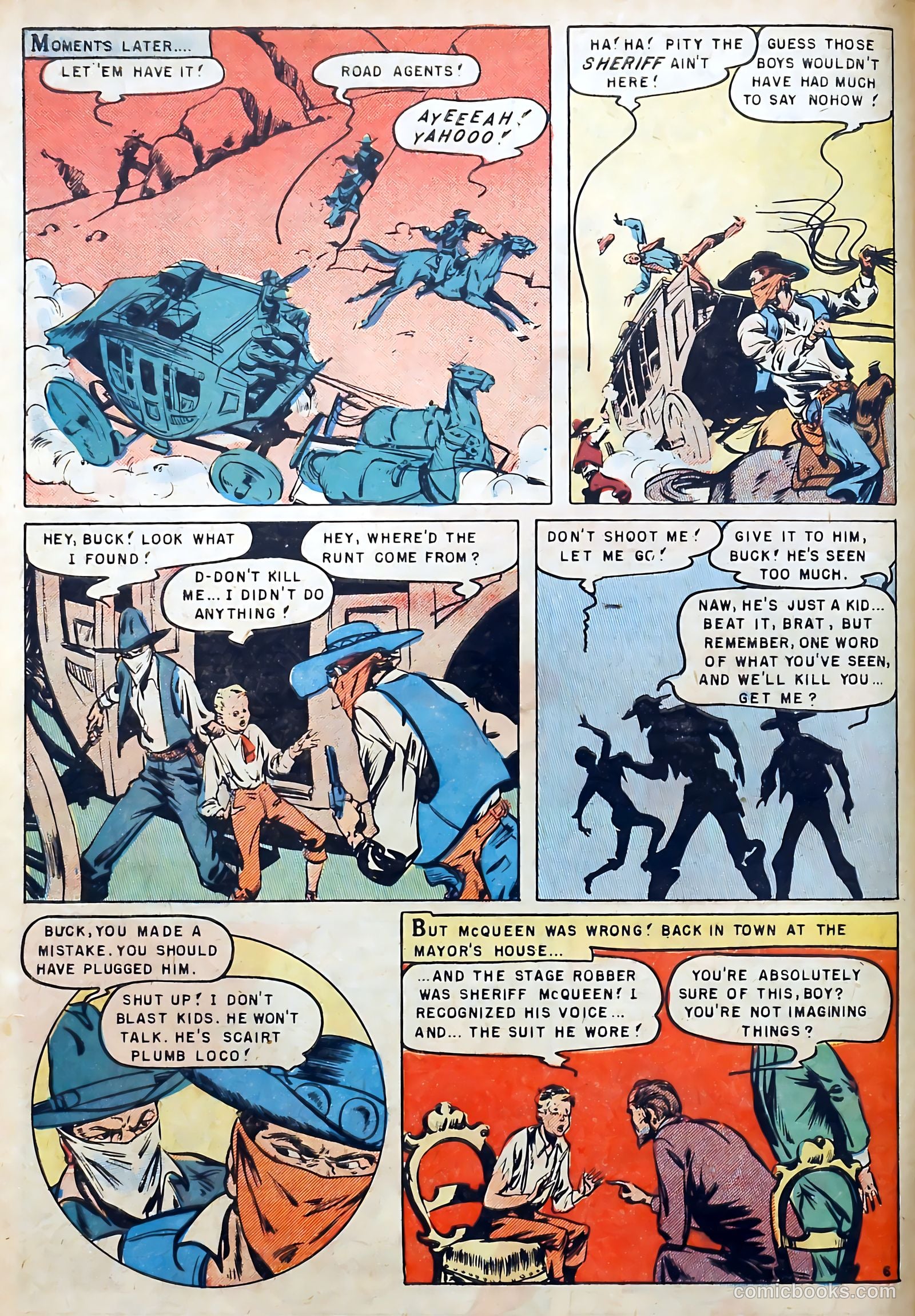 Famous Western Badmen #13 (1952) — page 8 of 36