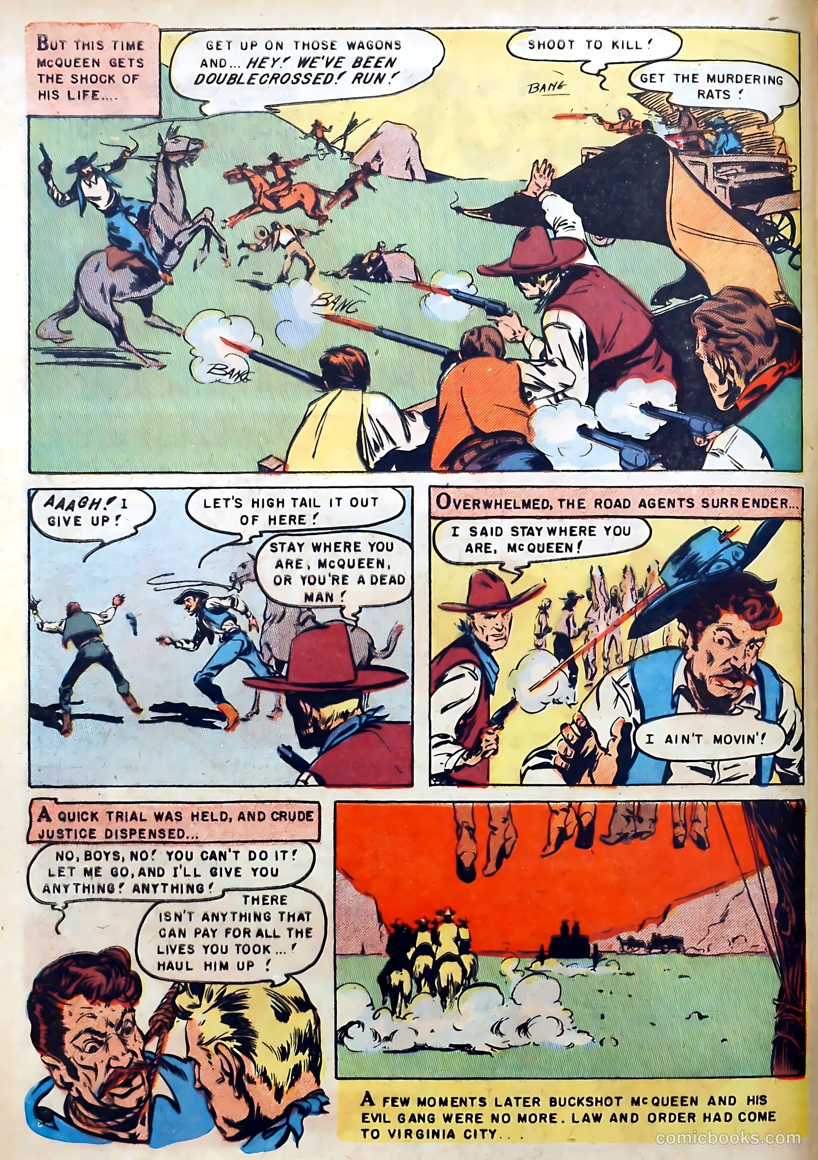 Famous Western Badmen #13 (1952) — page 10 of 36