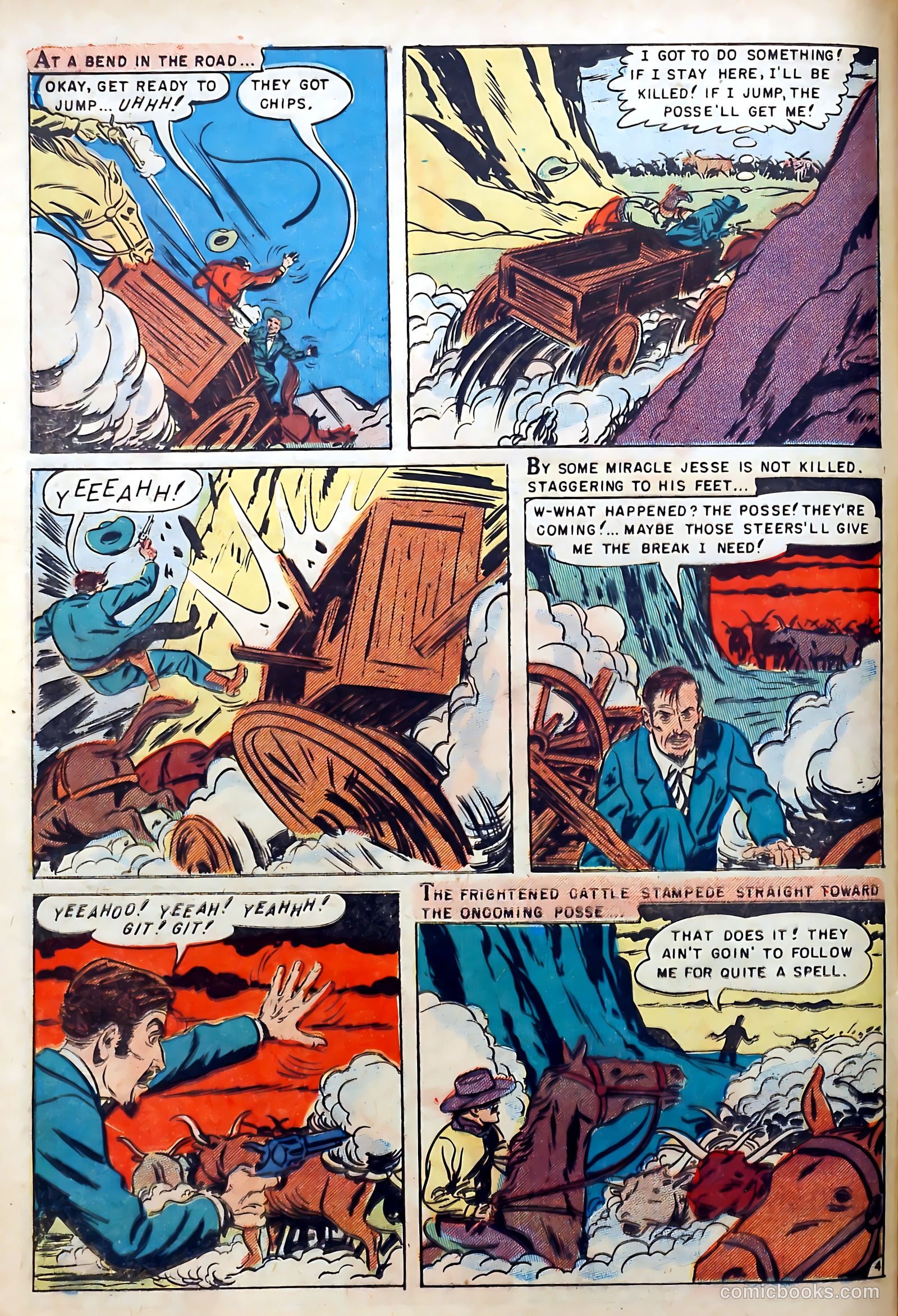 Famous Western Badmen #13 (1952) — page 14 of 36