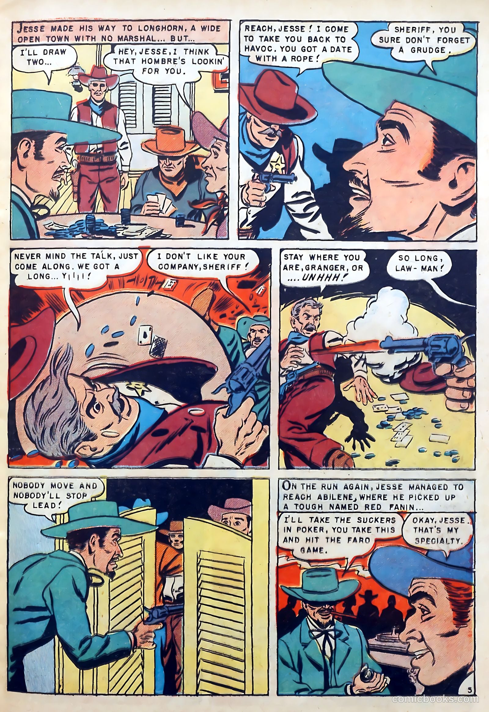 Famous Western Badmen #13 (1952) — page 15 of 36