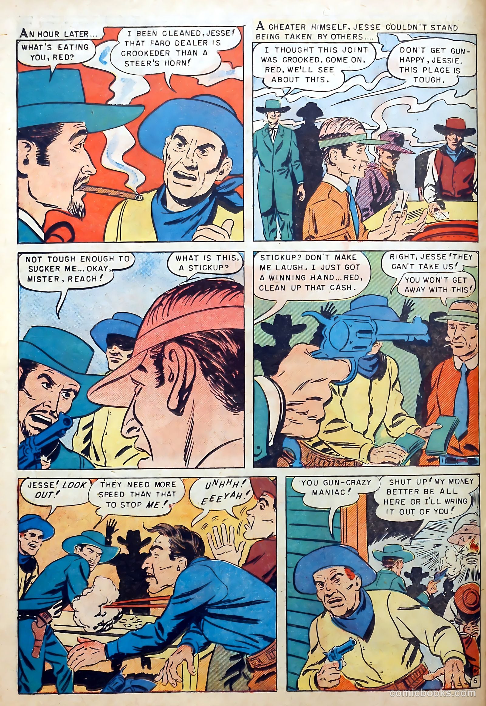 Famous Western Badmen #13 (1952) — page 16 of 36