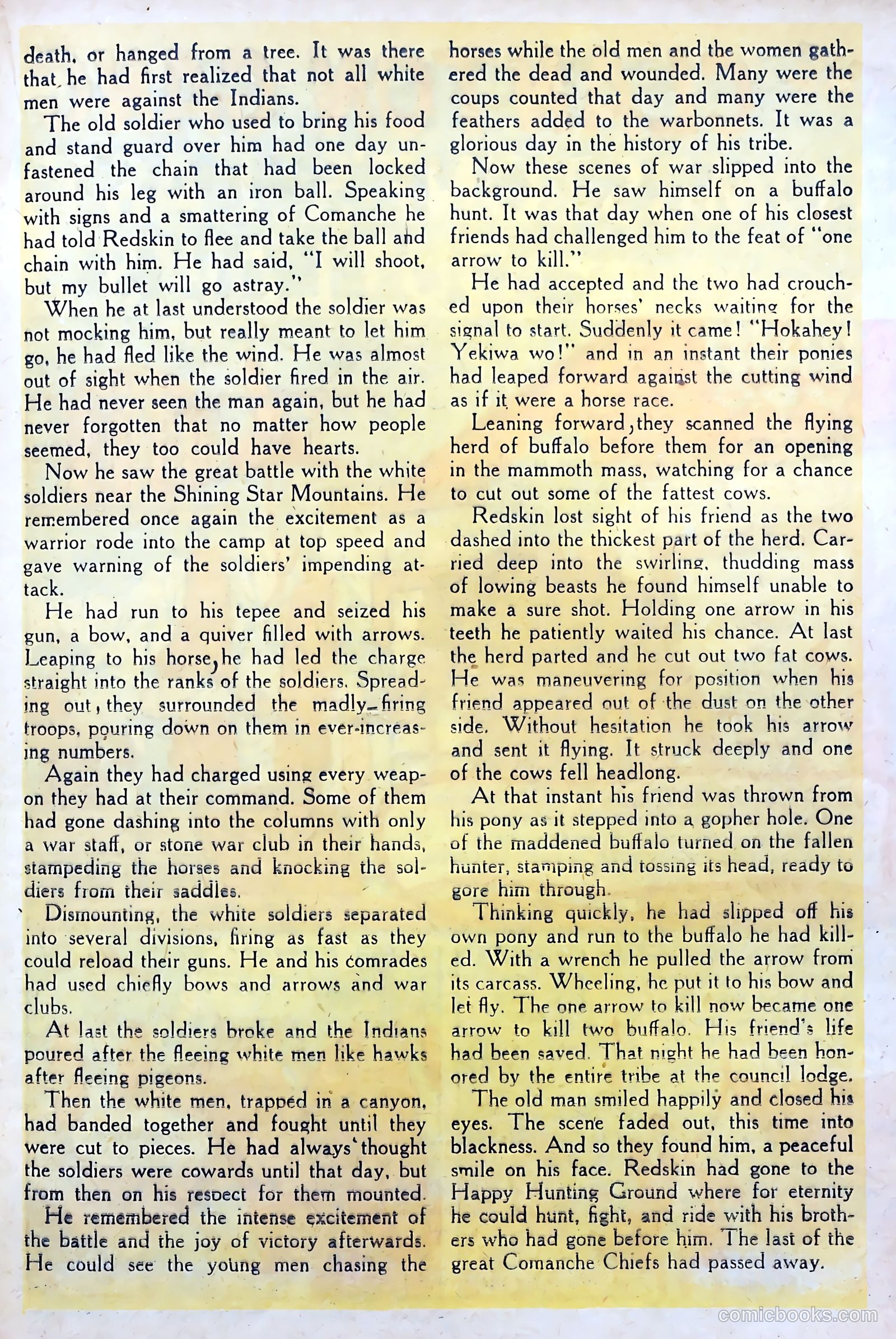 Famous Western Badmen #13 (1952) — page 19 of 36