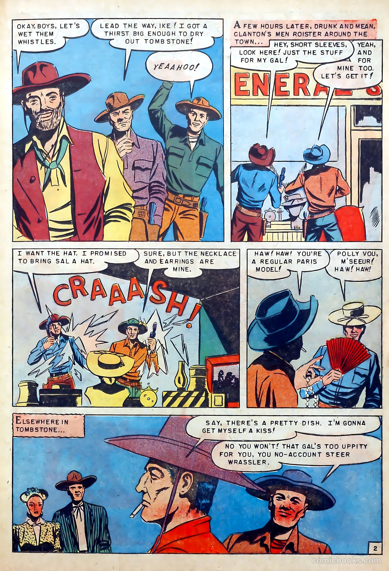 Famous Western Badmen #13 (1952) — page 21 of 36