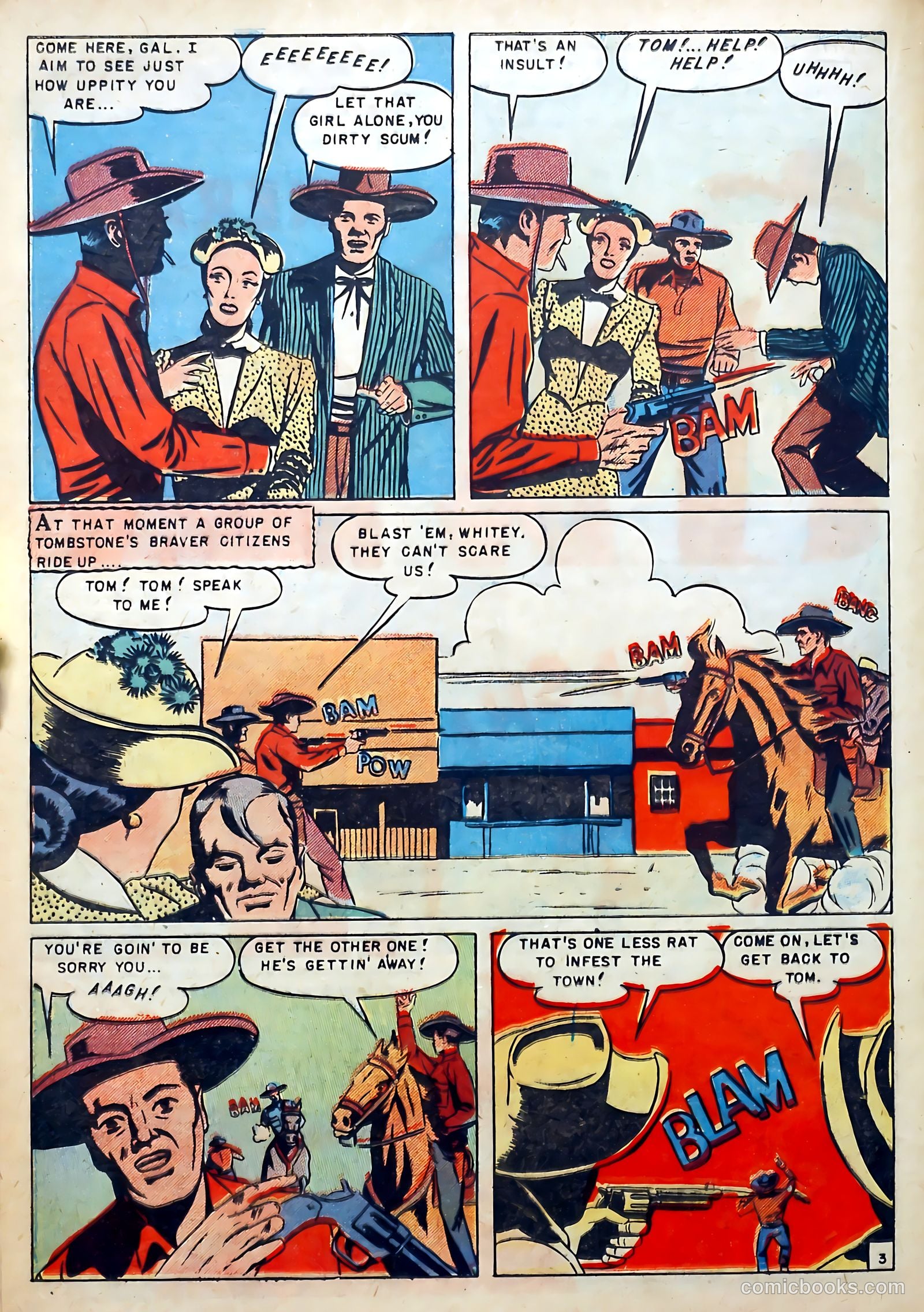 Famous Western Badmen #13 (1952) — page 22 of 36