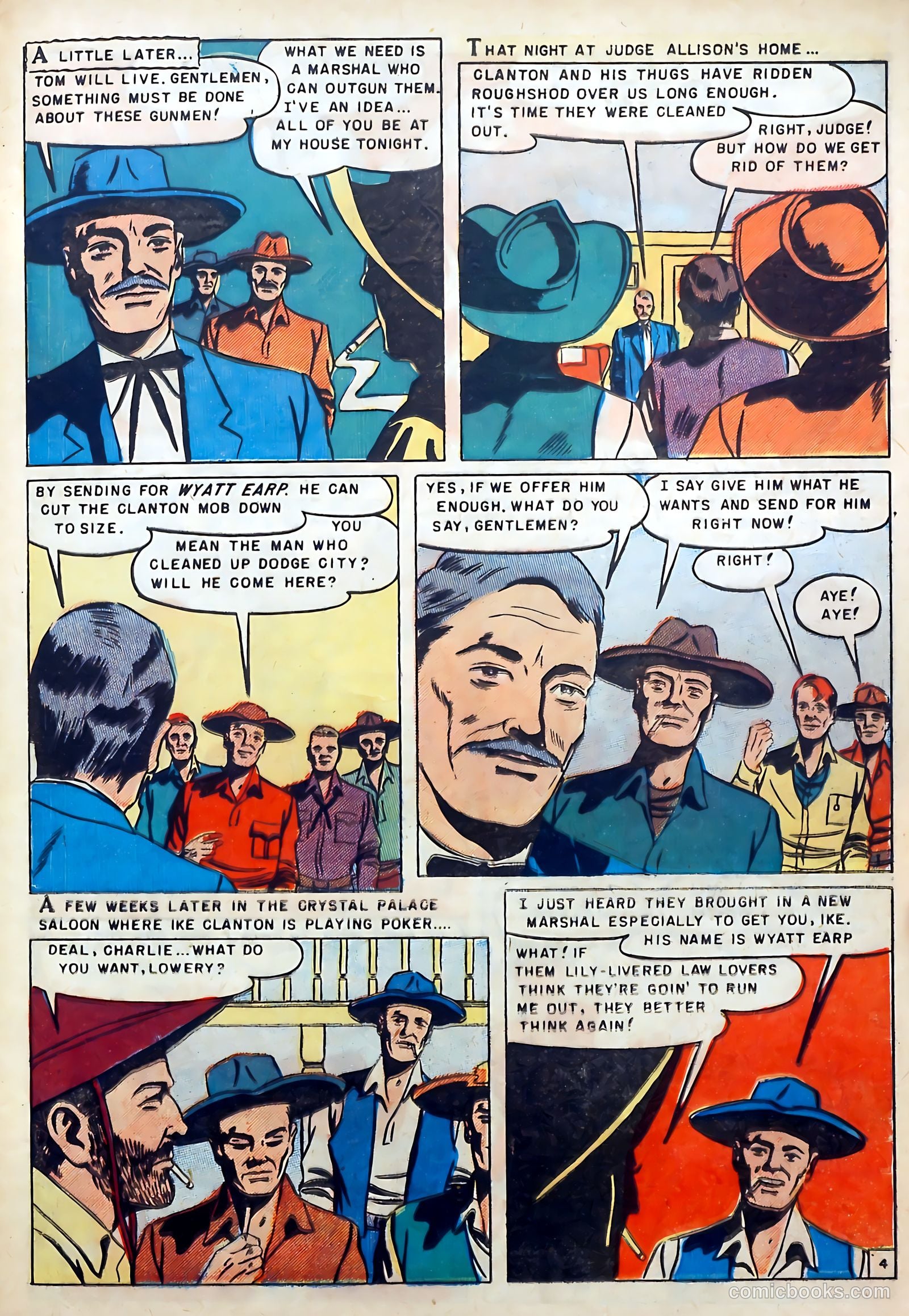 Famous Western Badmen #13 (1952) — page 23 of 36