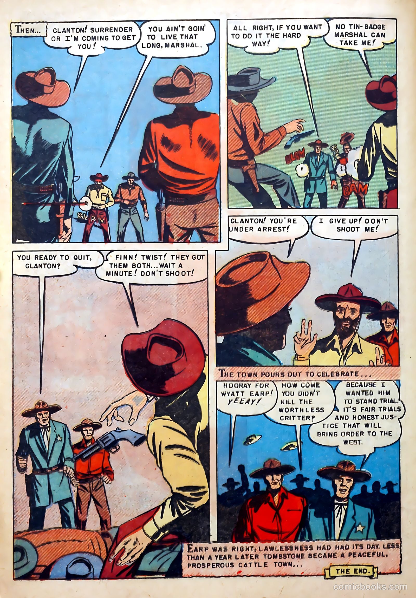 Famous Western Badmen #13 (1952) — page 26 of 36